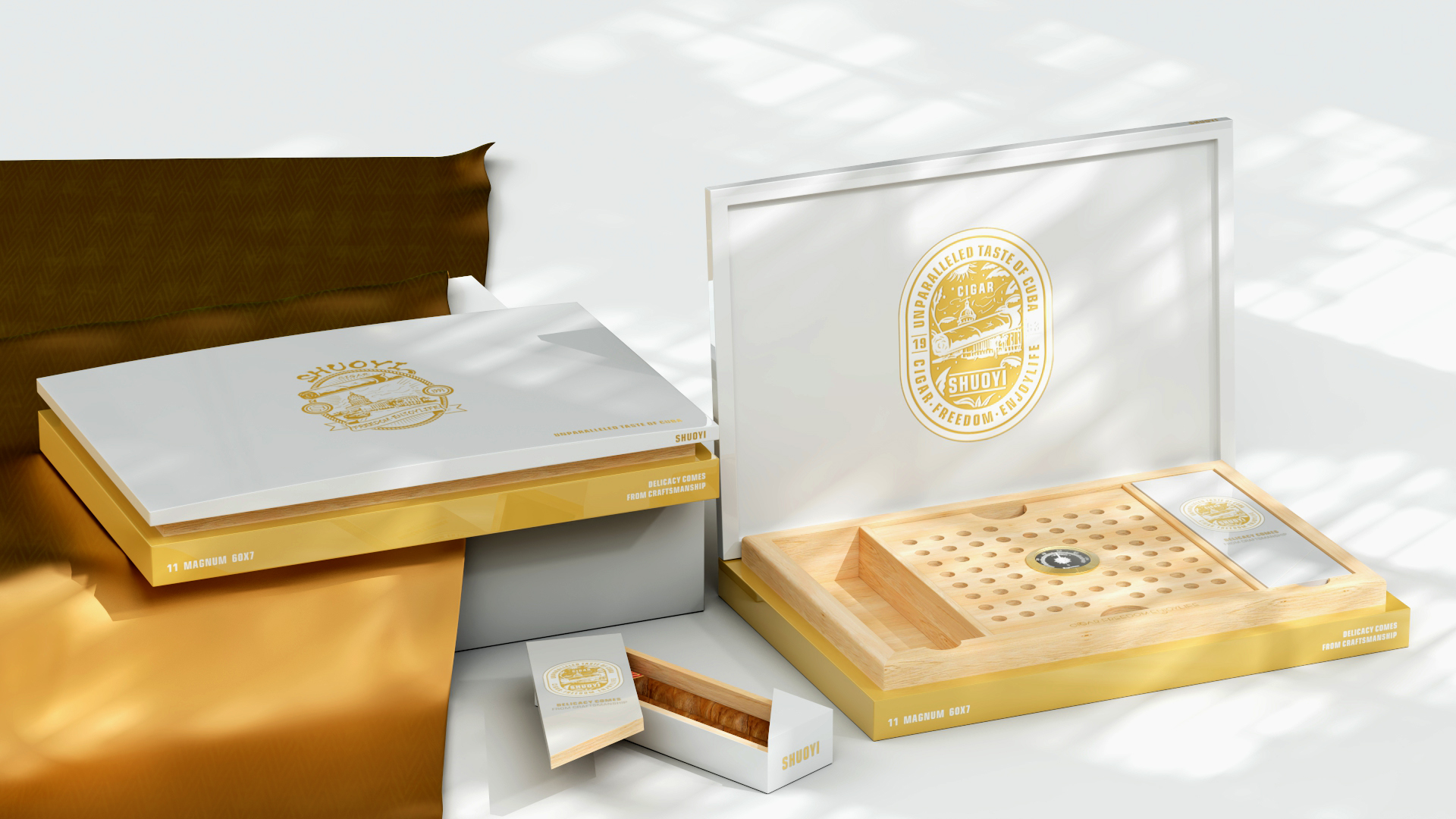 Wooden box，new products ，Cigar box，