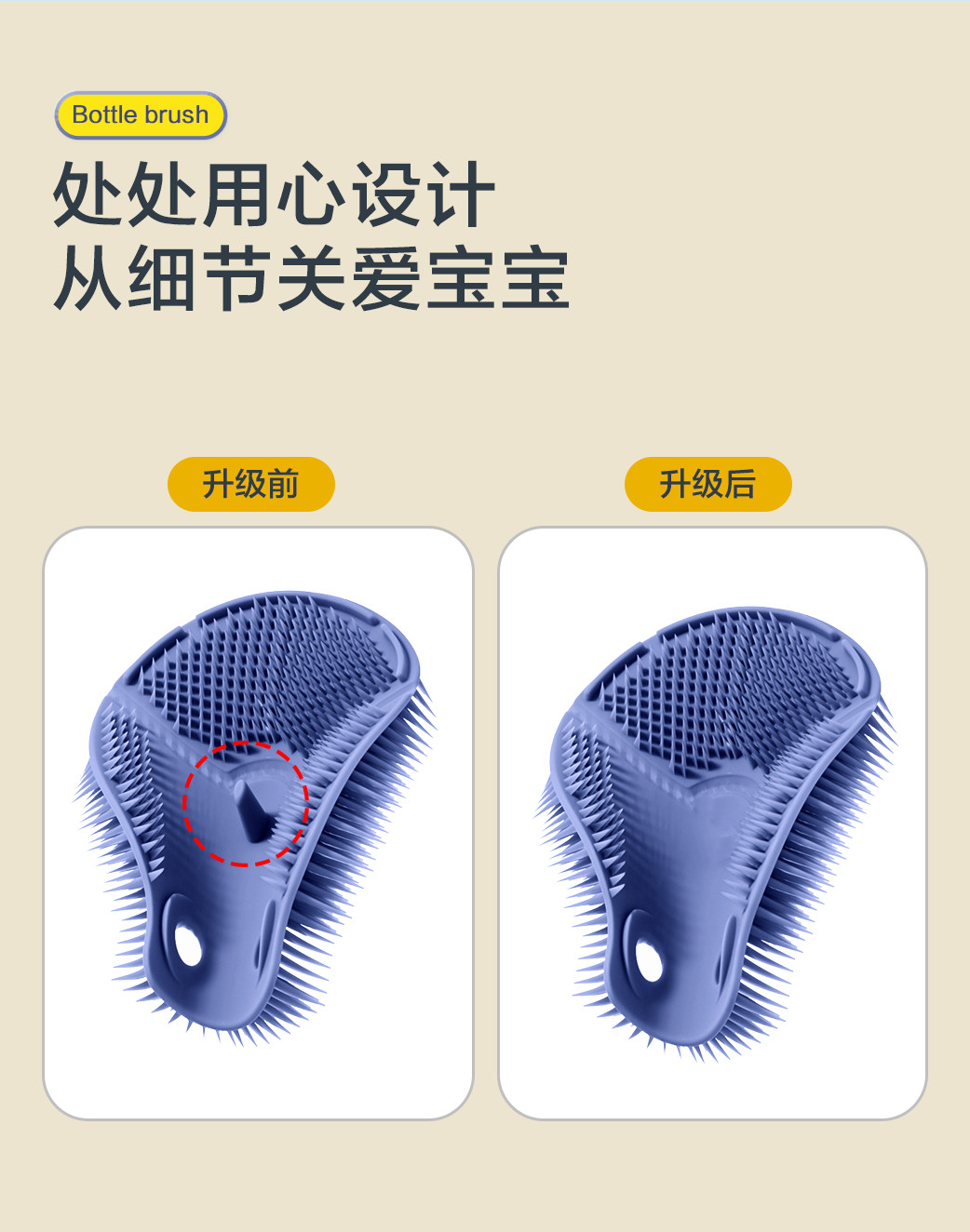 milk bottle brush，Infant child，Cleaning brush，