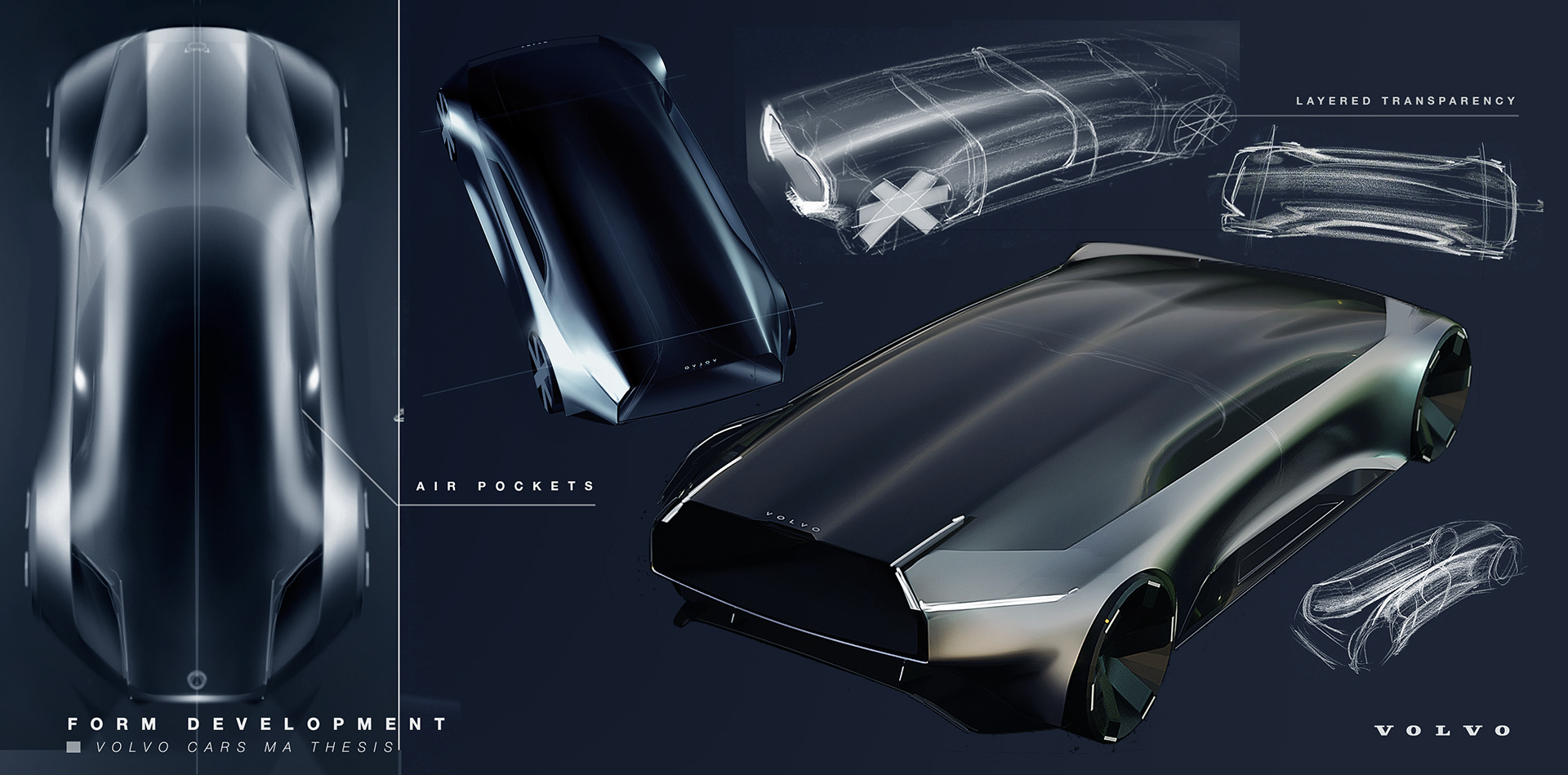 Volvo，cgi，Concept Car，