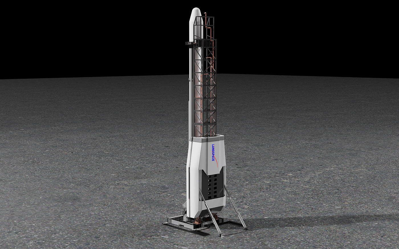 火箭发射架，复古未来，航空航天，设备外观，