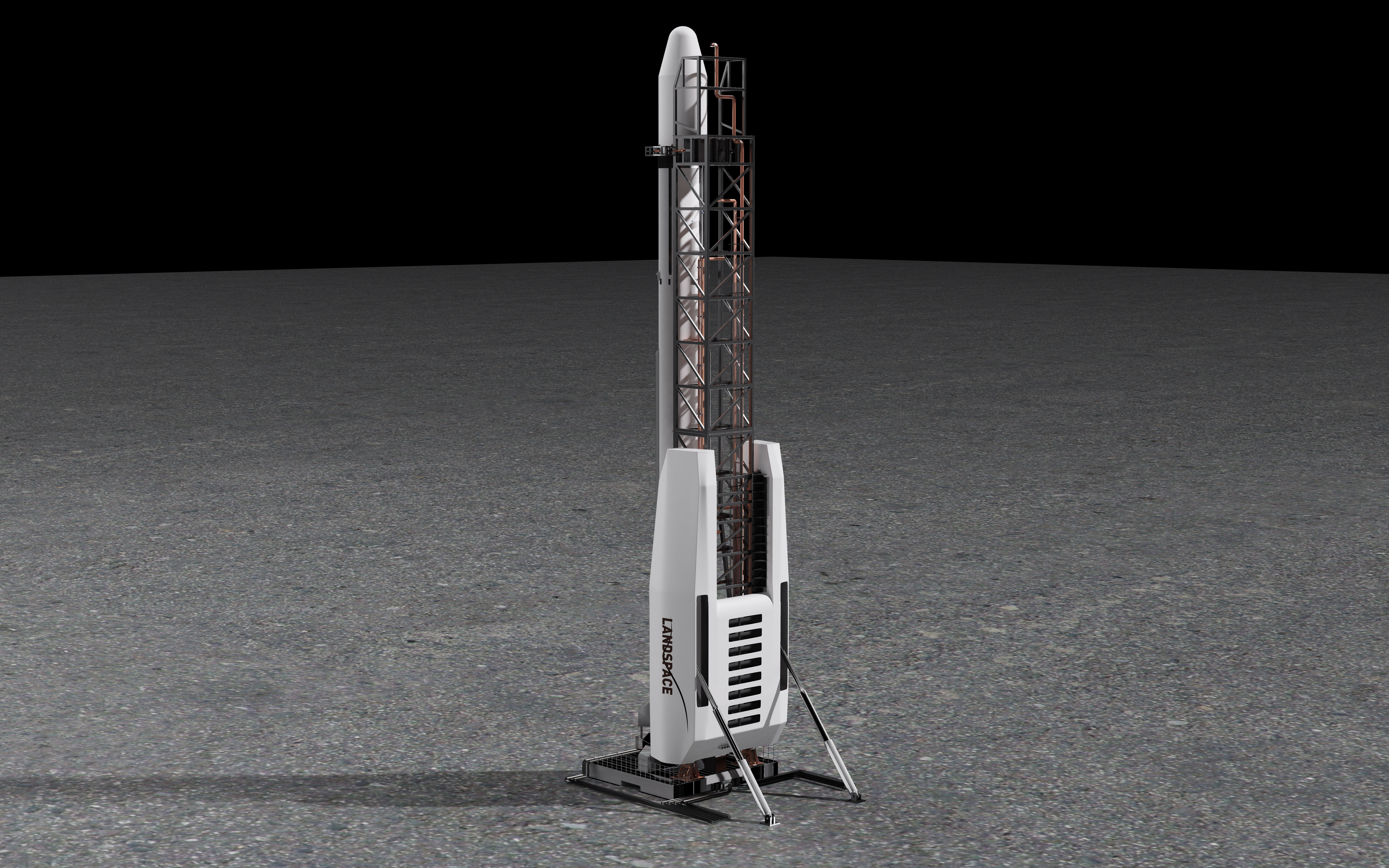 rocket launcher，retro future ，Aerospace，Equipment appearance，