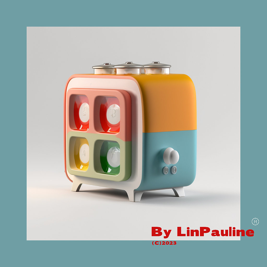 toaster，small home appliances，Appearance design，