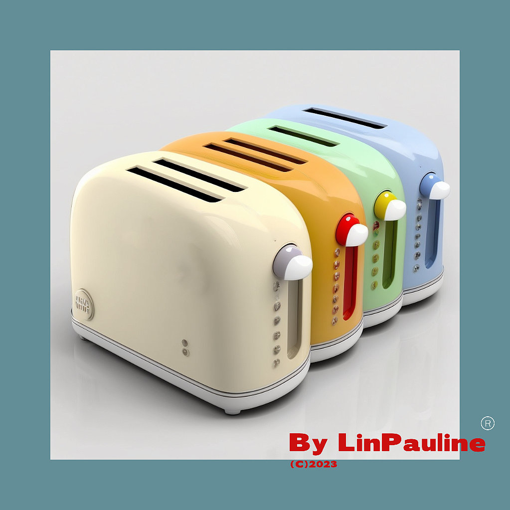 toaster，small home appliances，Appearance design，