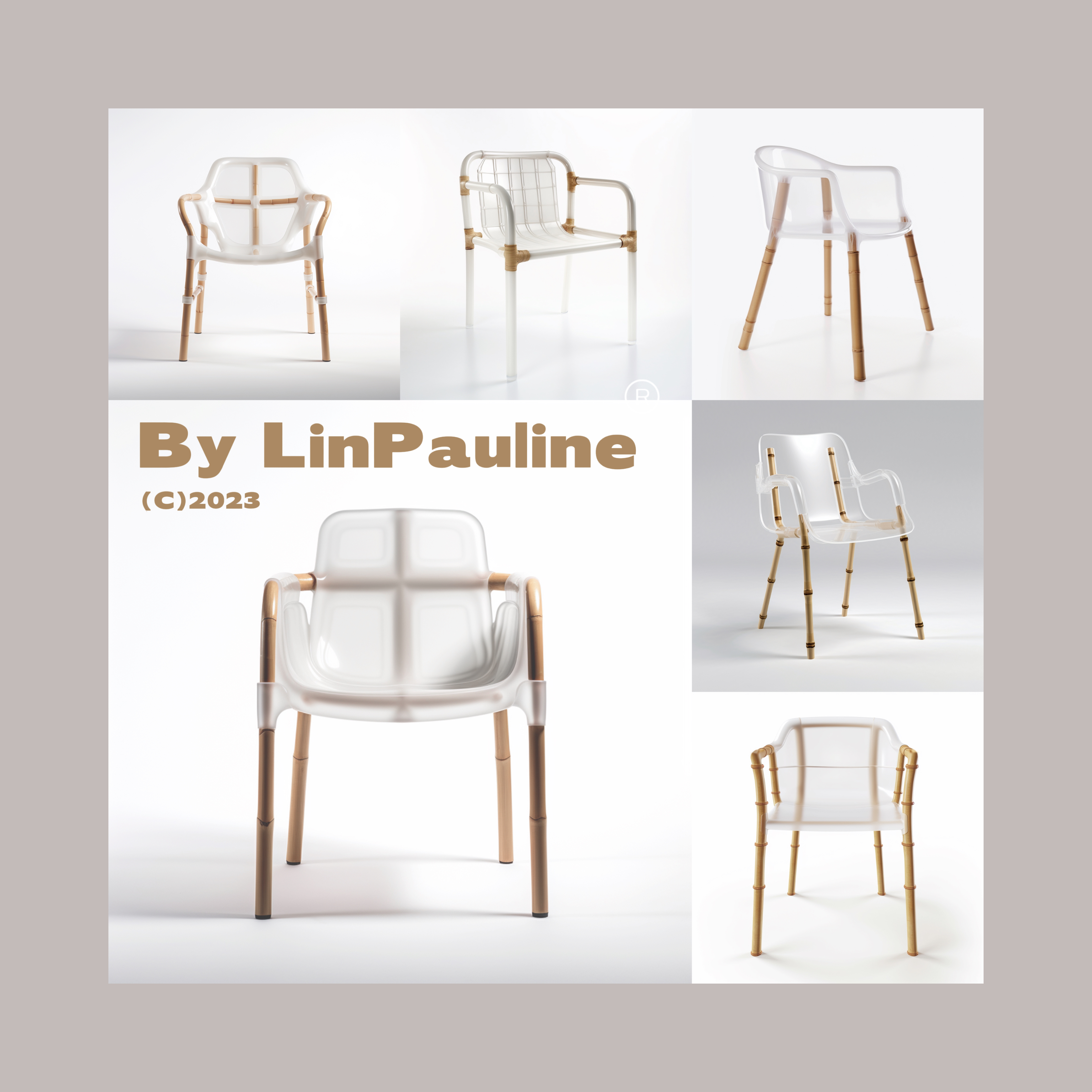 Bamboo，Bamboo chair，chair，furniture，Single Chair，Plastic，