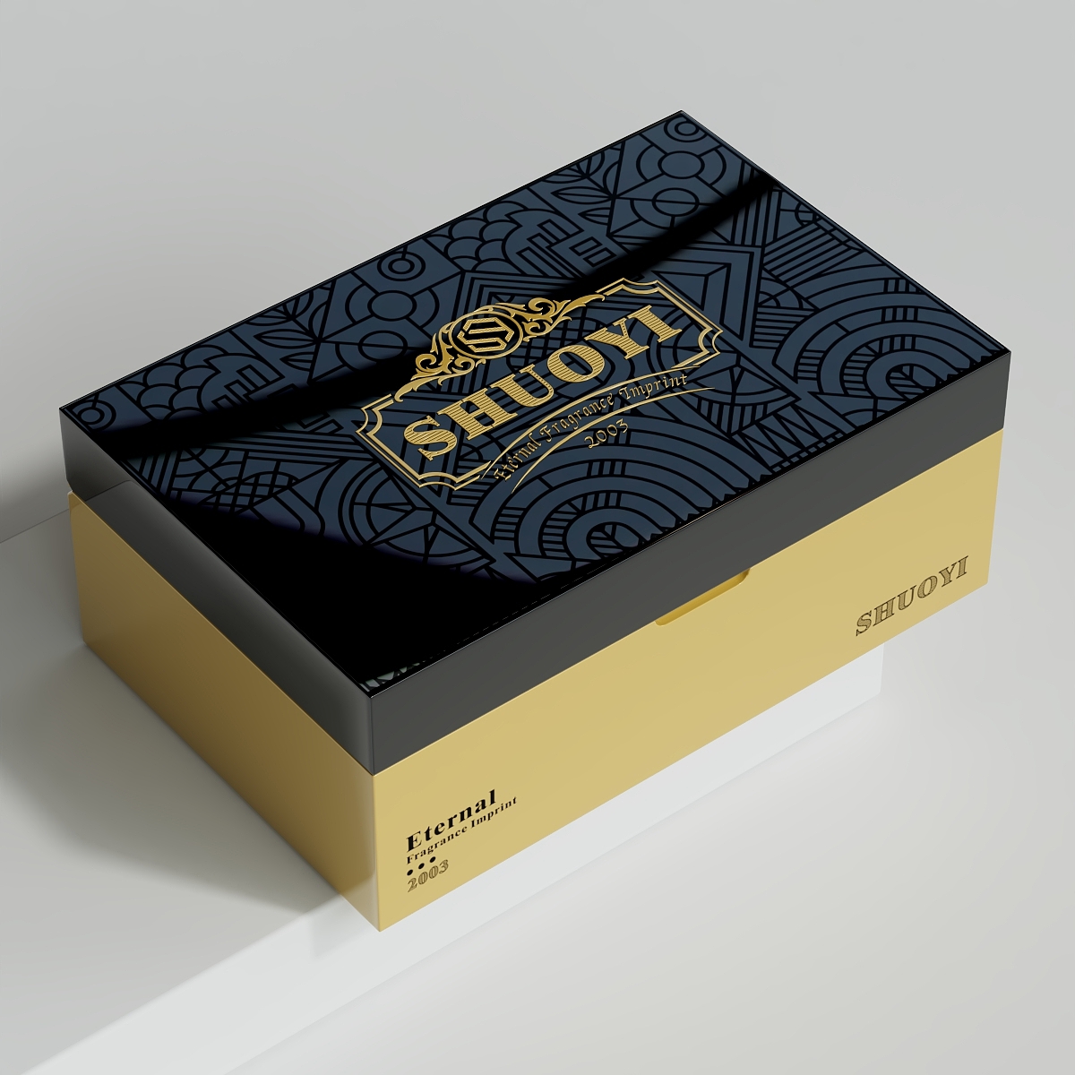 Perfume box，Wooden box，high gloss paint，
