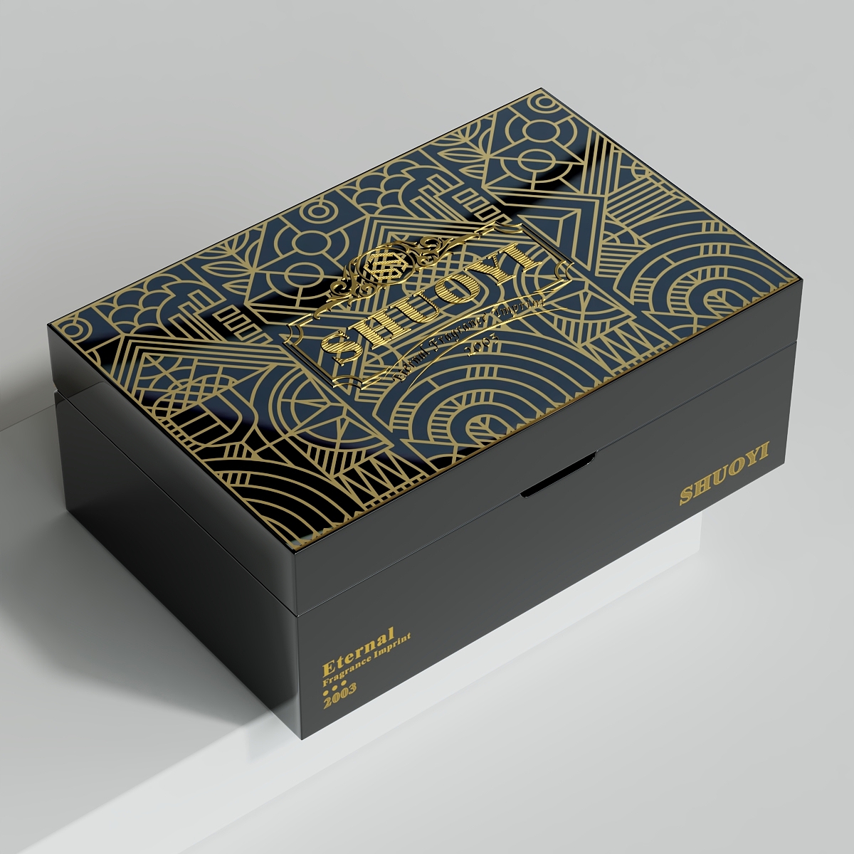 Perfume box，Wooden box，high gloss paint，