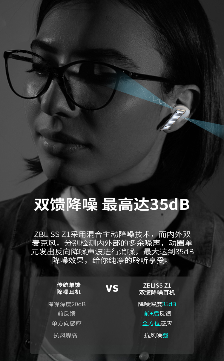 headset，True wireless Bluetooth headset，