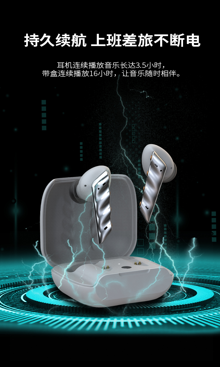 headset，True wireless Bluetooth headset，