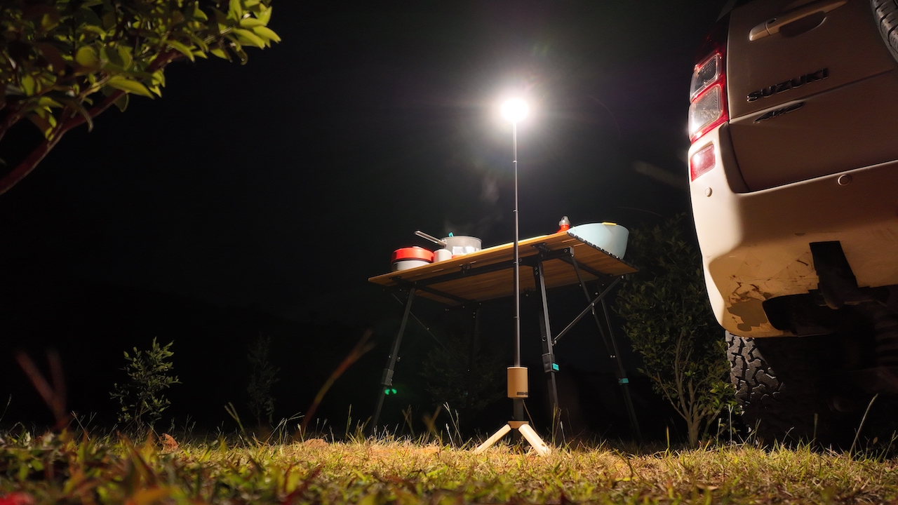 Good simple geometry，Original brand，Outdoor equipment，product design，Multifunctional retractable lamp，