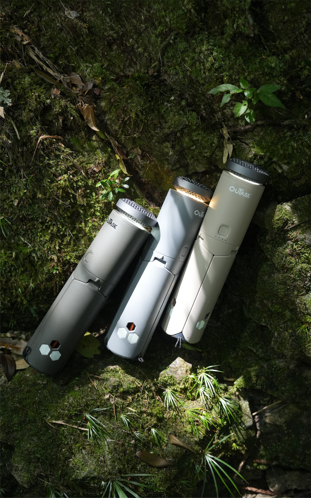 Good simple geometry，Original brand，Outdoor equipment，product design，Multifunctional retractable lamp，