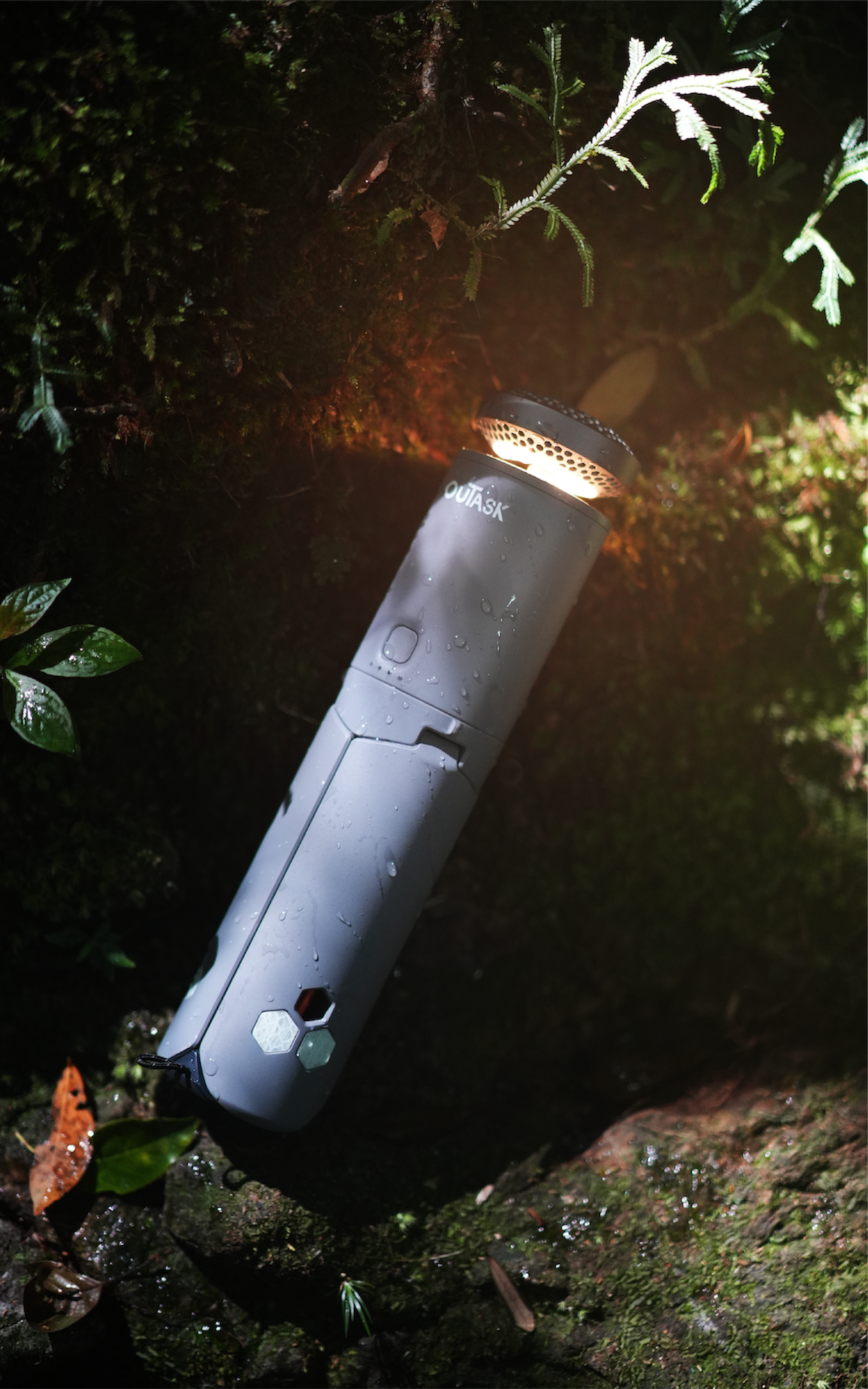 Good simple geometry，Original brand，Outdoor equipment，product design，Multifunctional retractable lamp，