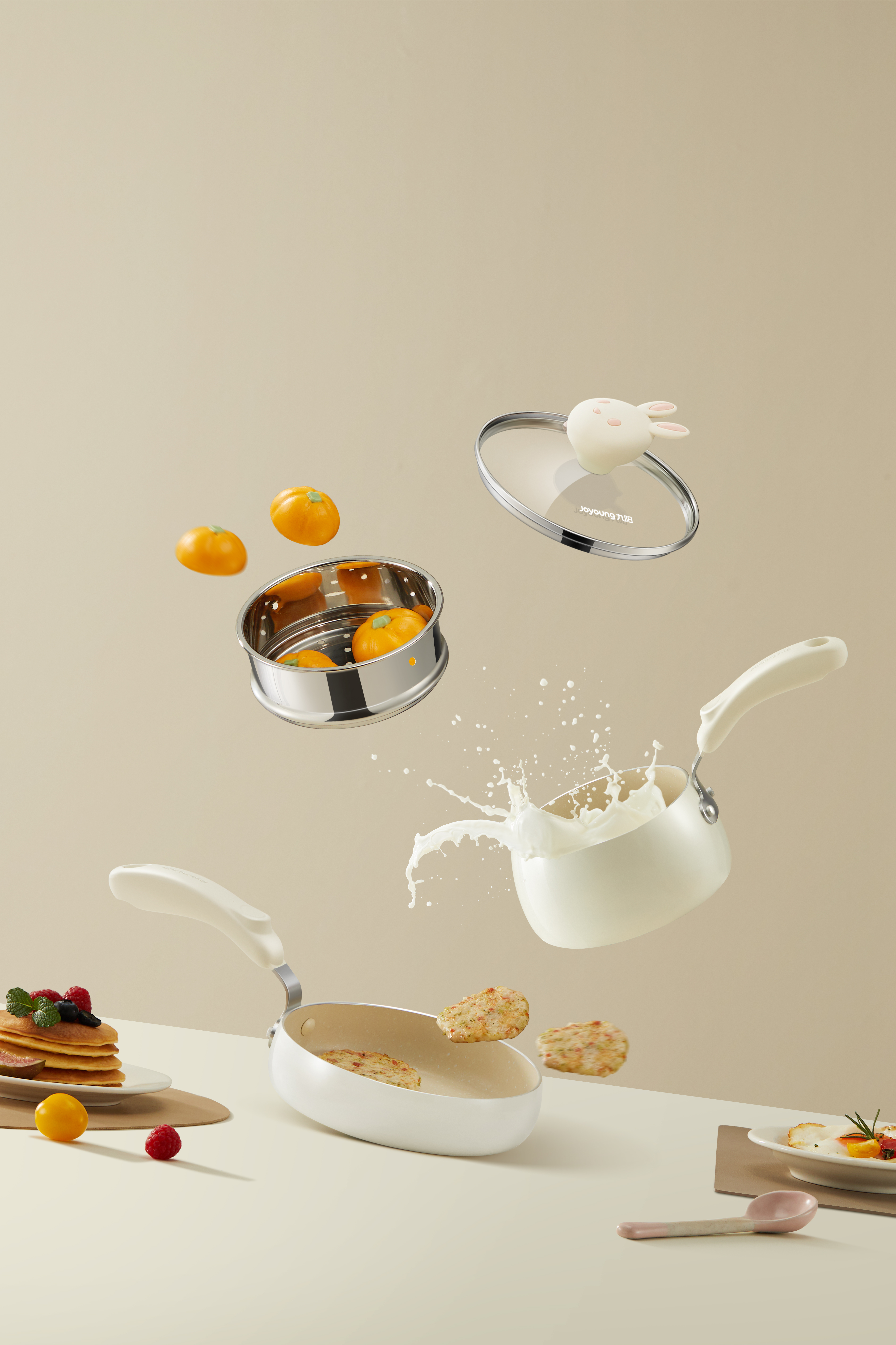 cooker，Auxiliary food pot，Mother and baby，Ergonomics，Design，level of appearance，product design，kitchen，