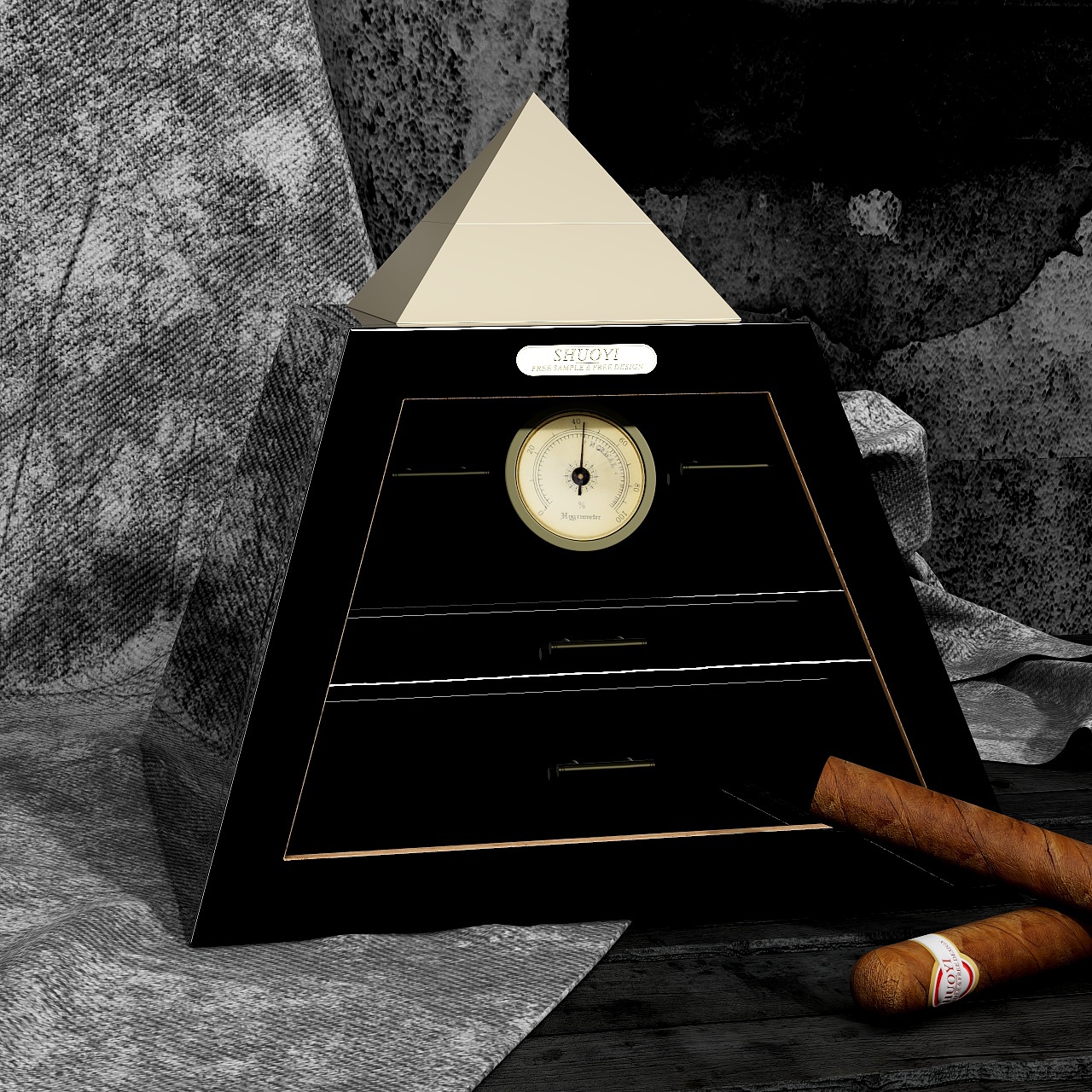 Cigar box，Wooden box，Paint box，
