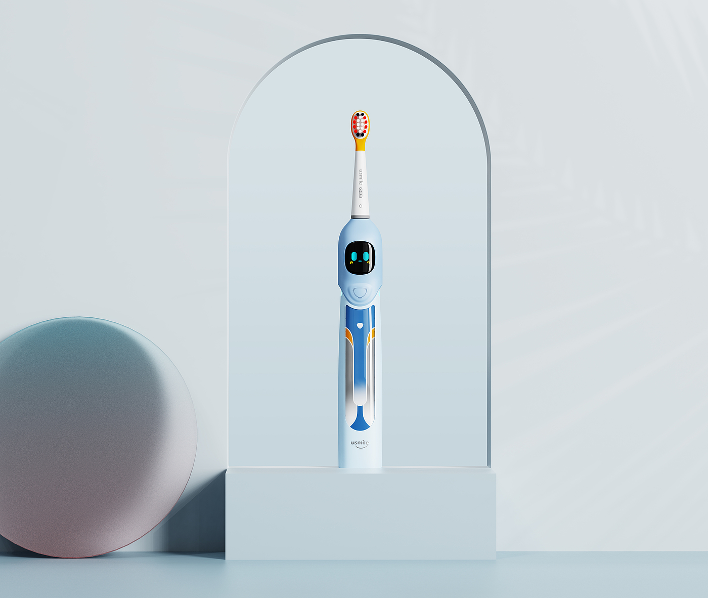 Electric toothbrush，children，Usmile，Thought design，