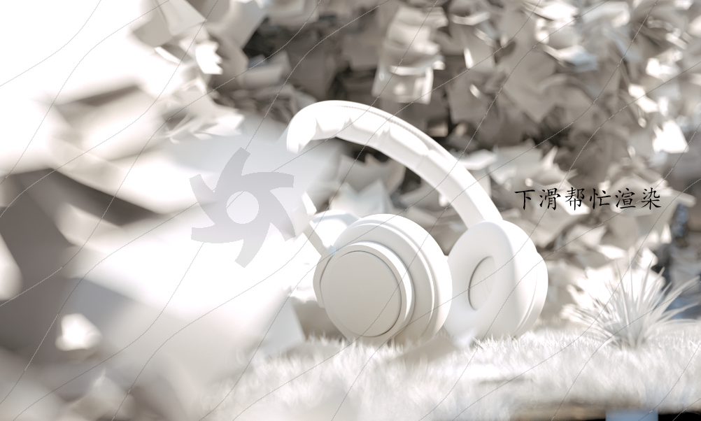 Digital intelligence，industrial design，Bluetooth headset，OC rendering，