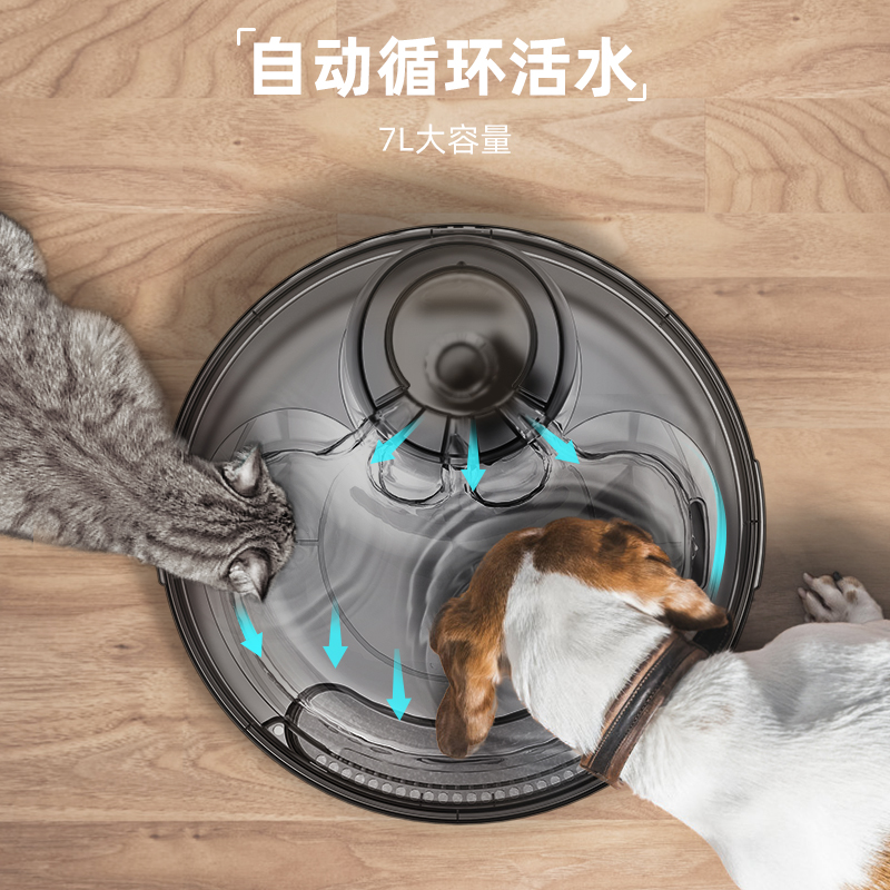 Pet water dispenser，high-capacity，Drink the water.，