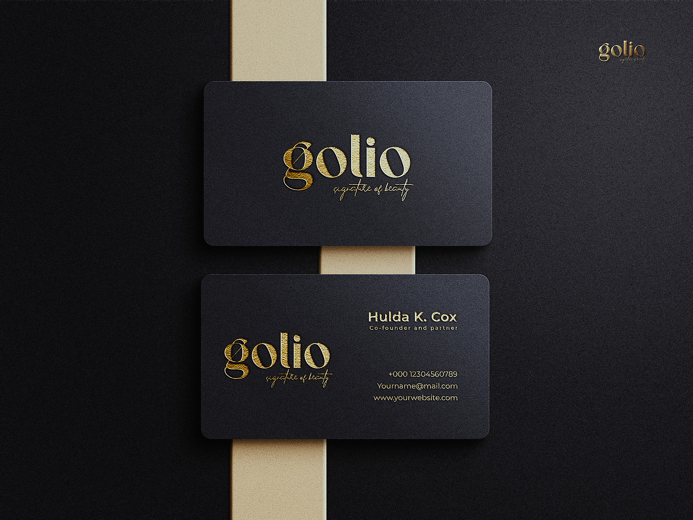 Cosmetics，packing design，golio，logo，Logo design，