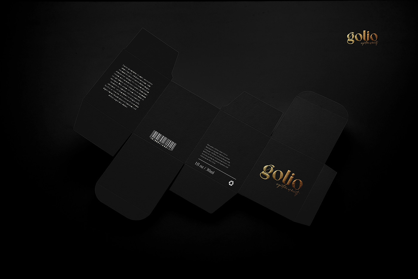 Cosmetics，packing design，golio，logo，Logo design，