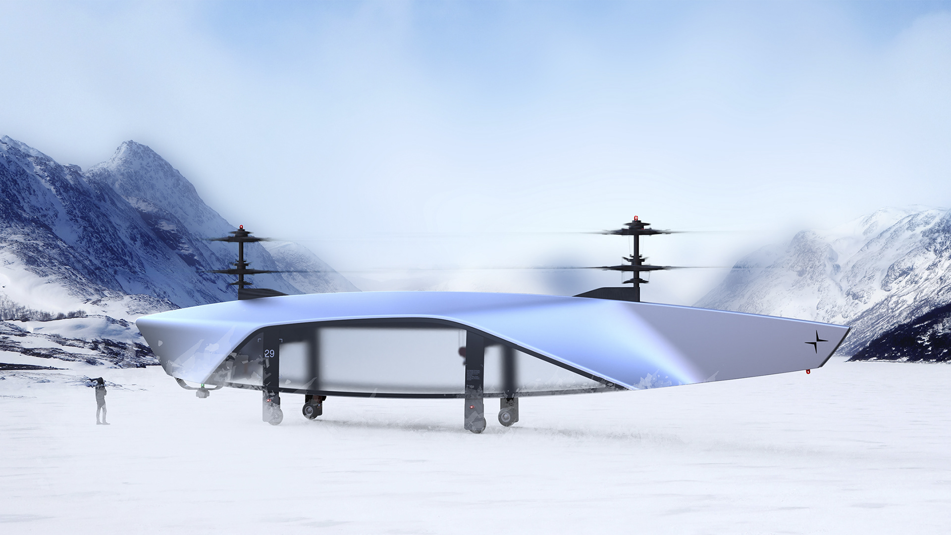 Polestar，helicopter，Cargo Helicopter，military project，