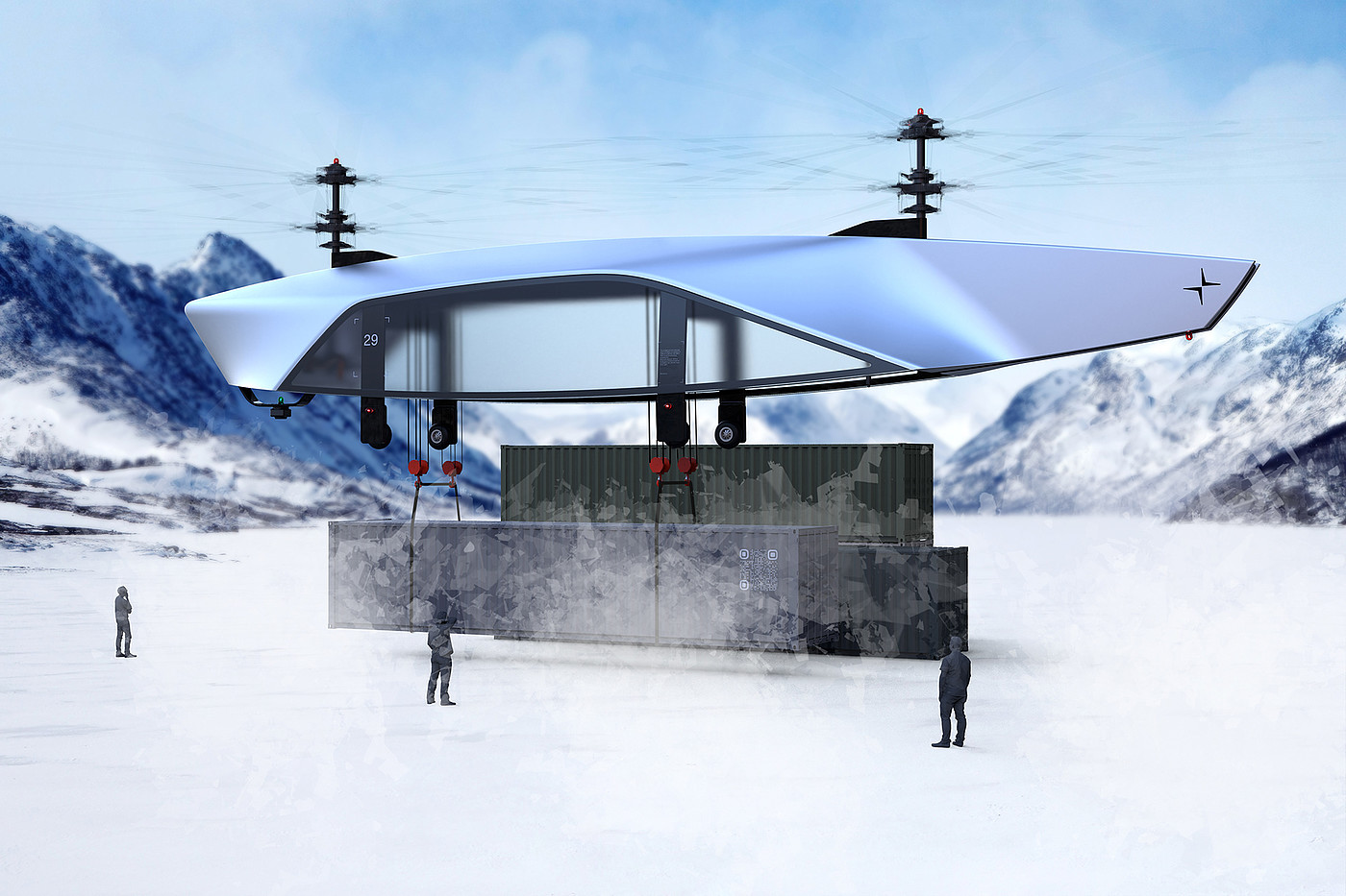 Polestar，helicopter，Cargo Helicopter，military project，