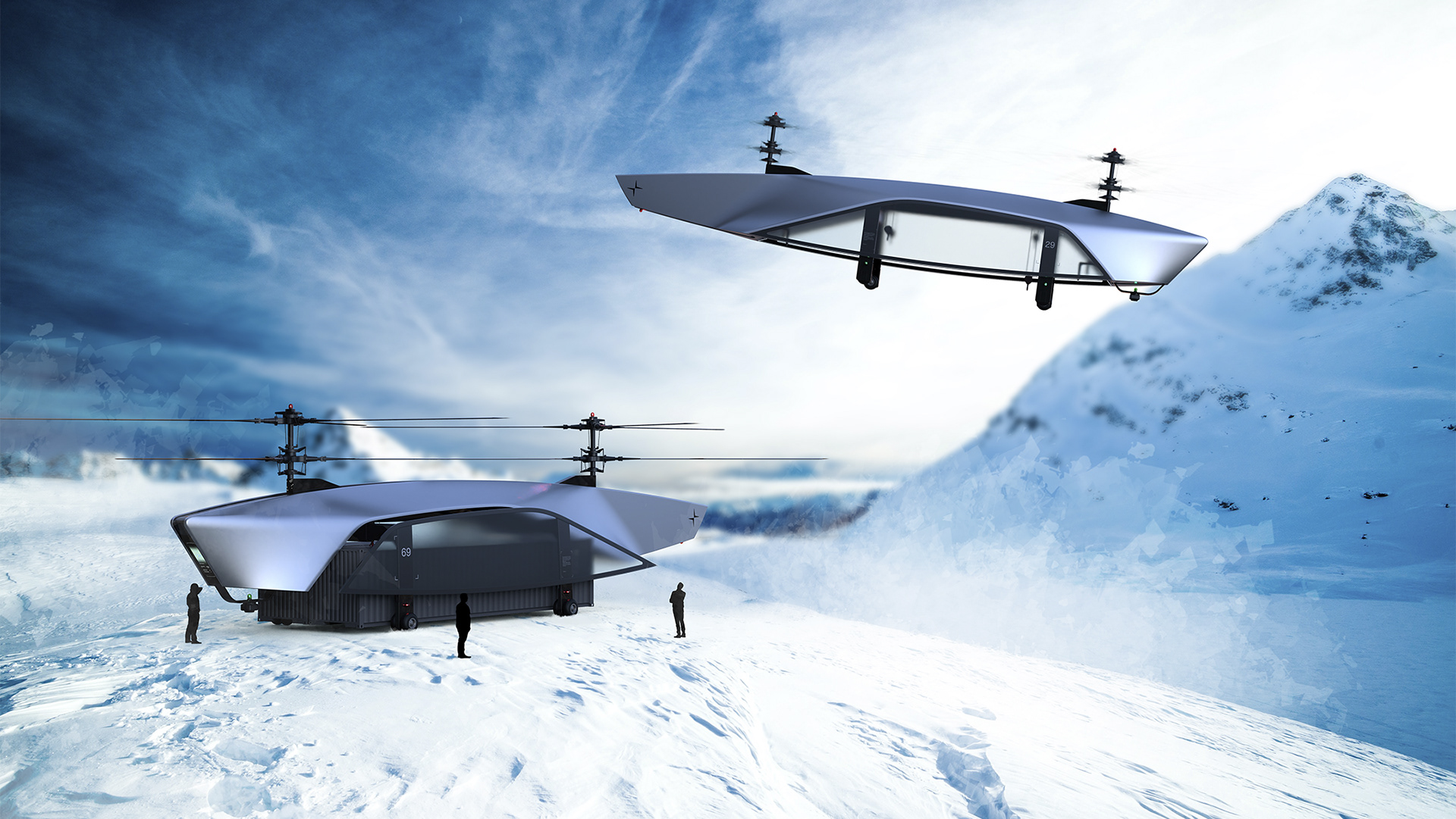 Polestar，helicopter，Cargo Helicopter，military project，