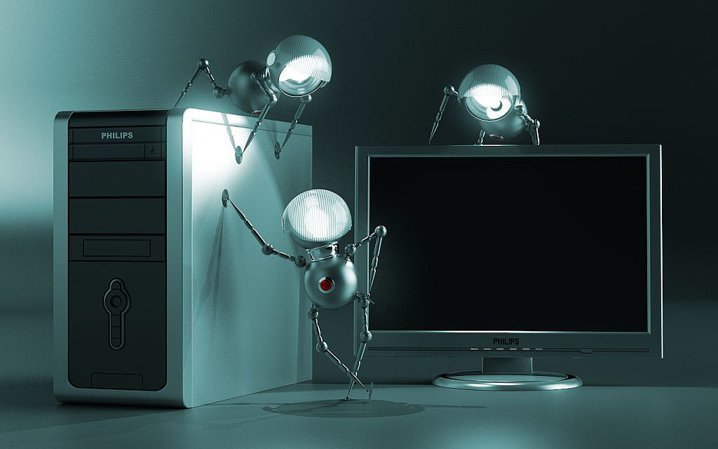 Robo-lamp，机器人，灯，台灯，设计感，有趣，