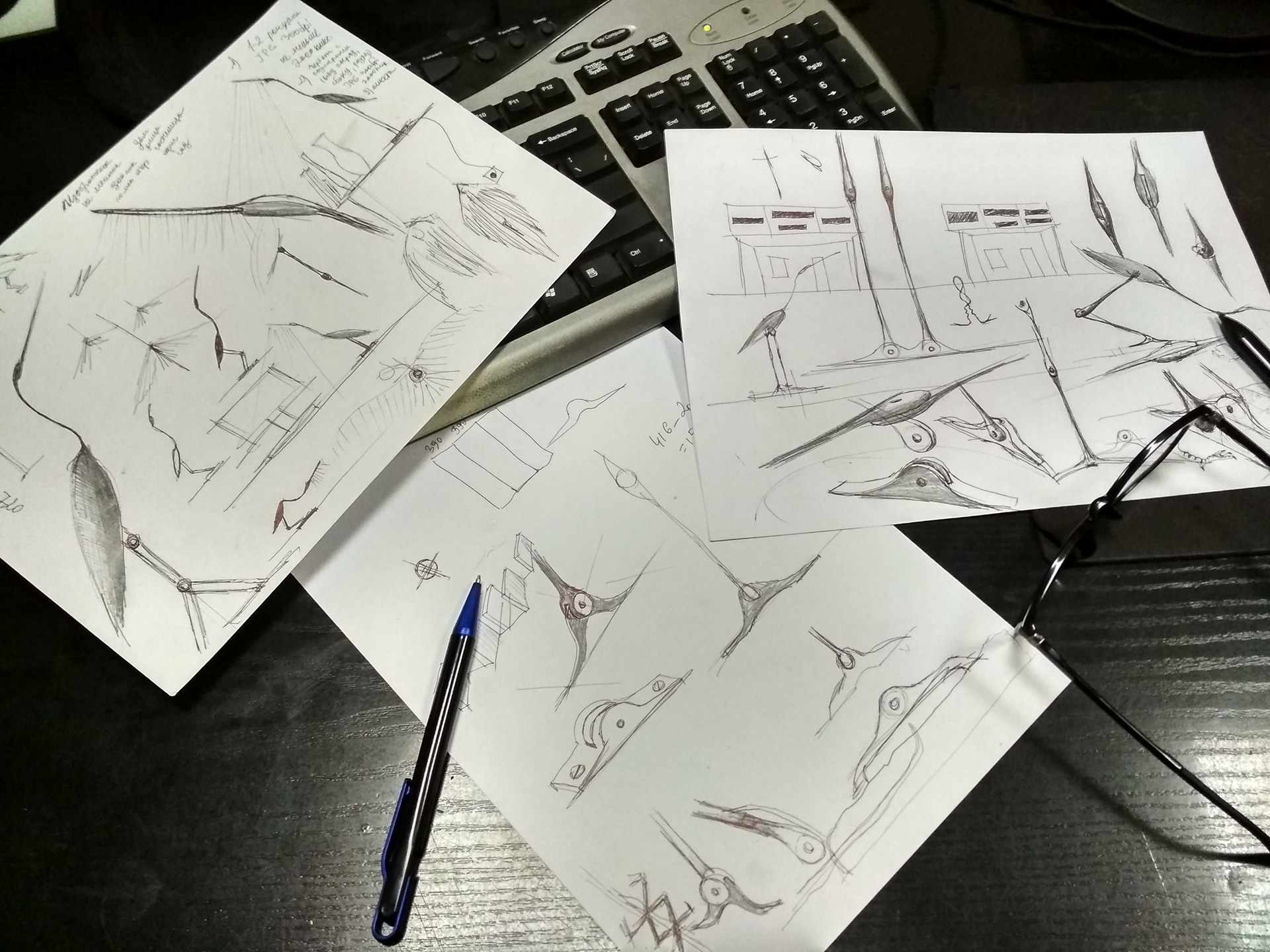 Grass Heron，bionics，Bionic lamp，