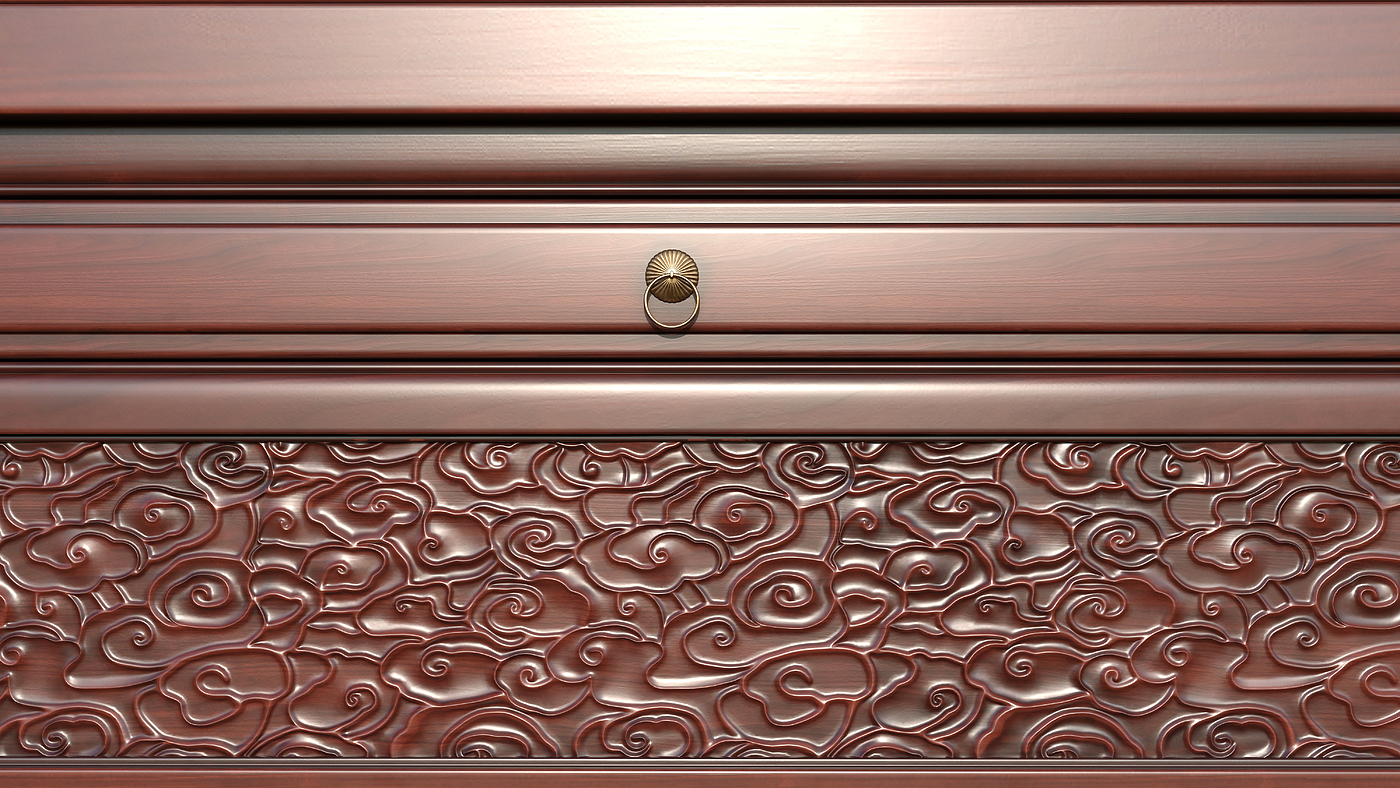 Chinese style，Article，furniture，Mahogany，red sandalwood，Yellow pear，Modeling rendering animation，Video tutorial，