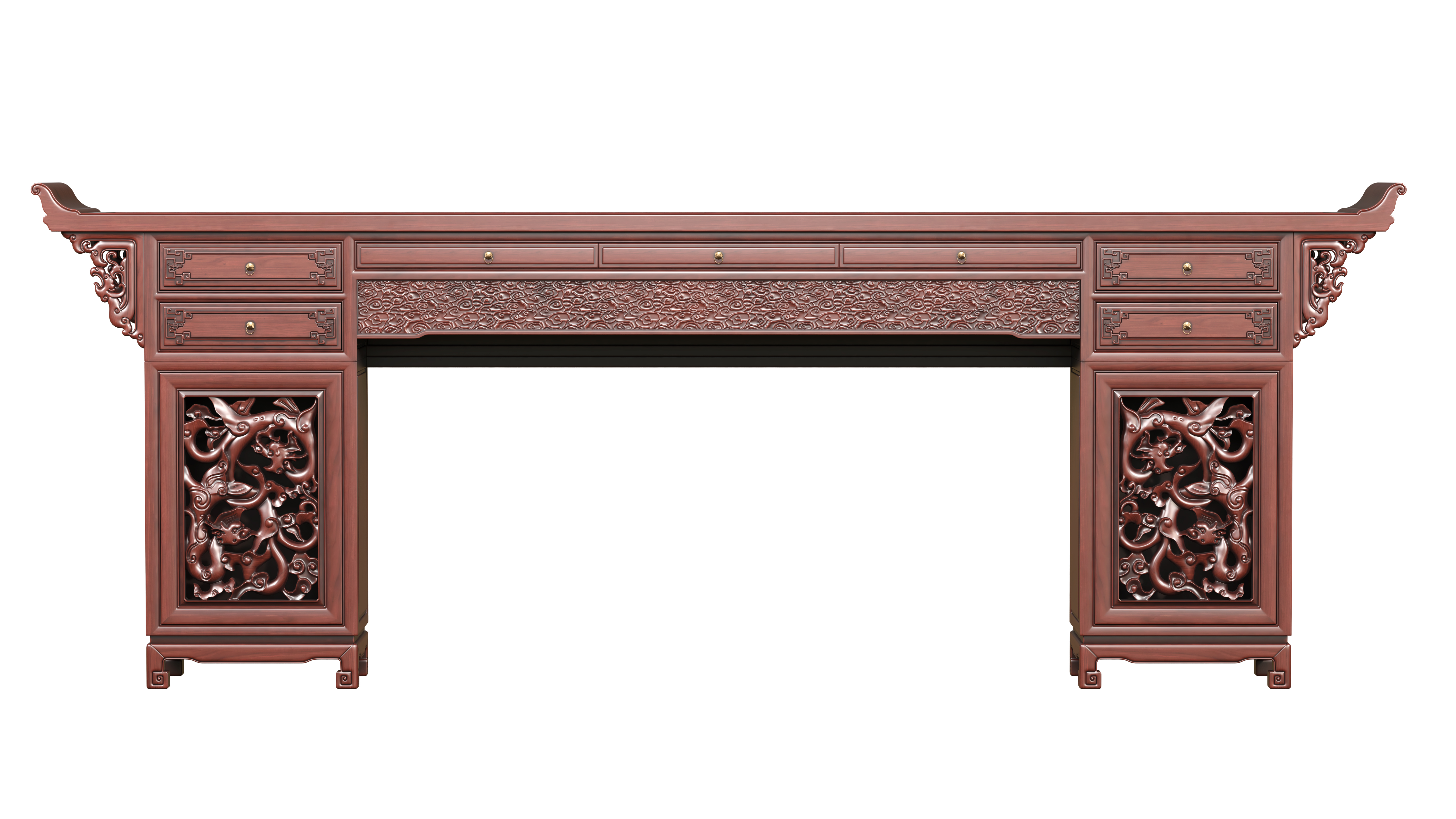 Chinese style，Article，furniture，Mahogany，red sandalwood，Yellow pear，Modeling rendering animation，Video tutorial，