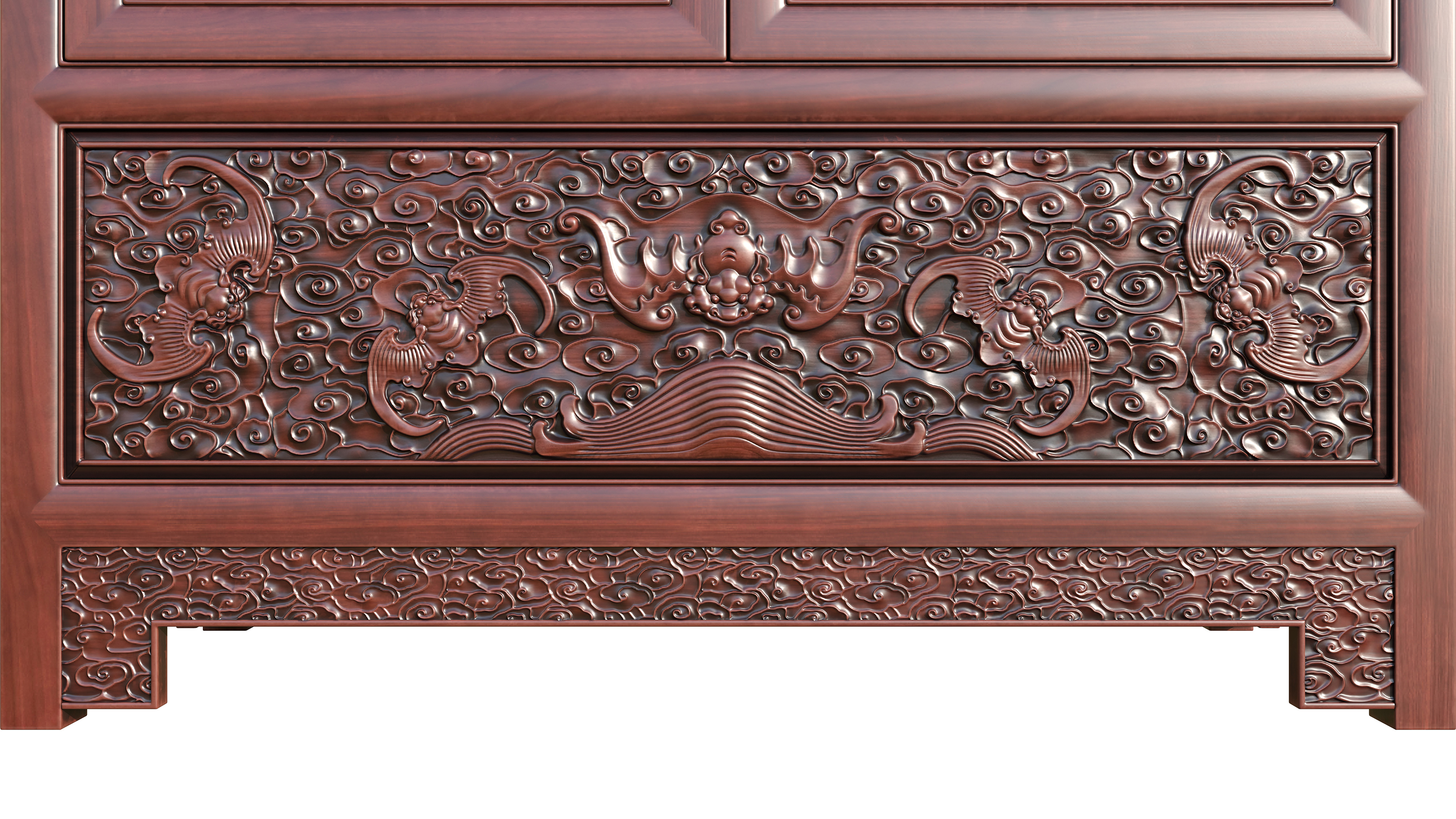 Chinese style，wardrobe，Carved，furniture，Mahogany，red sandalwood，Yellow pear，carving，