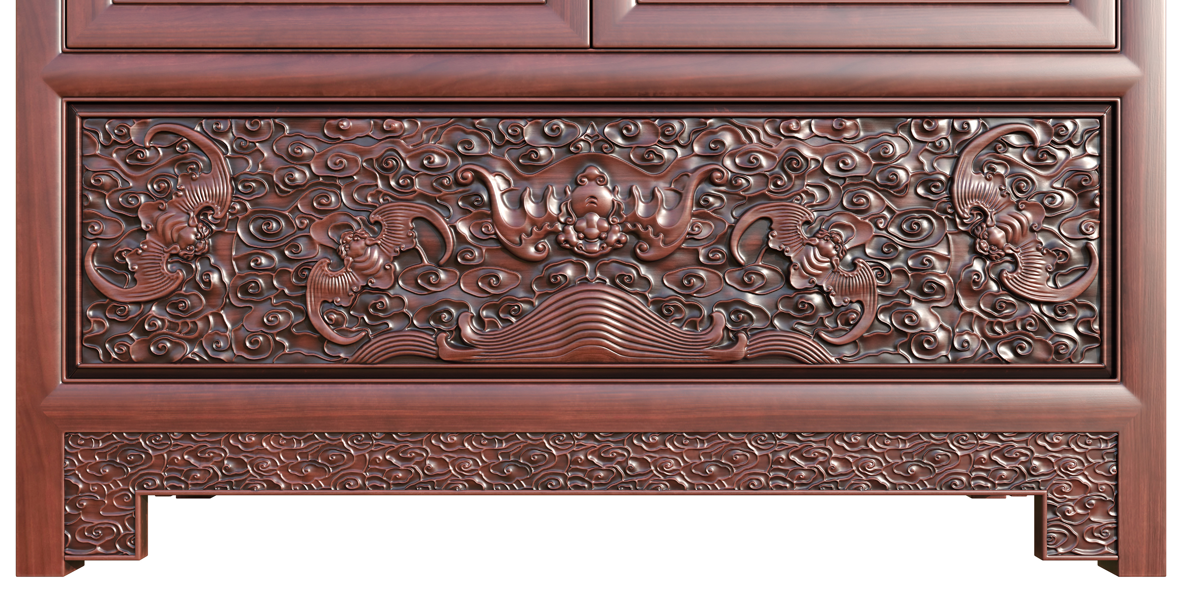 Chinese style，wardrobe，Carved，furniture，Mahogany，red sandalwood，Yellow pear，carving，