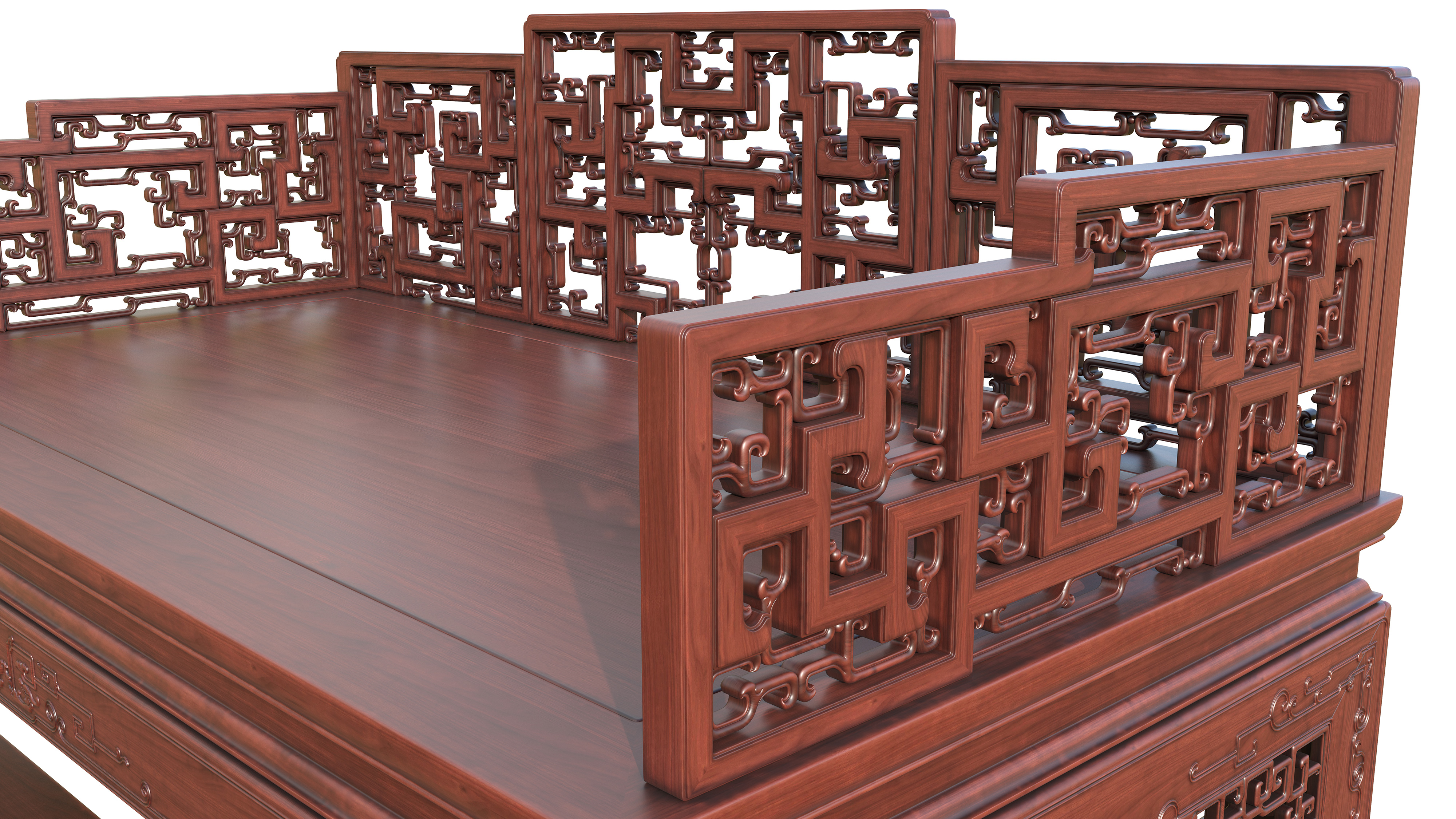 Chinese style，Furniture'，Carved，carving，Mahogany，red sandalwood，Yellow pear，Modeling rendering animation，