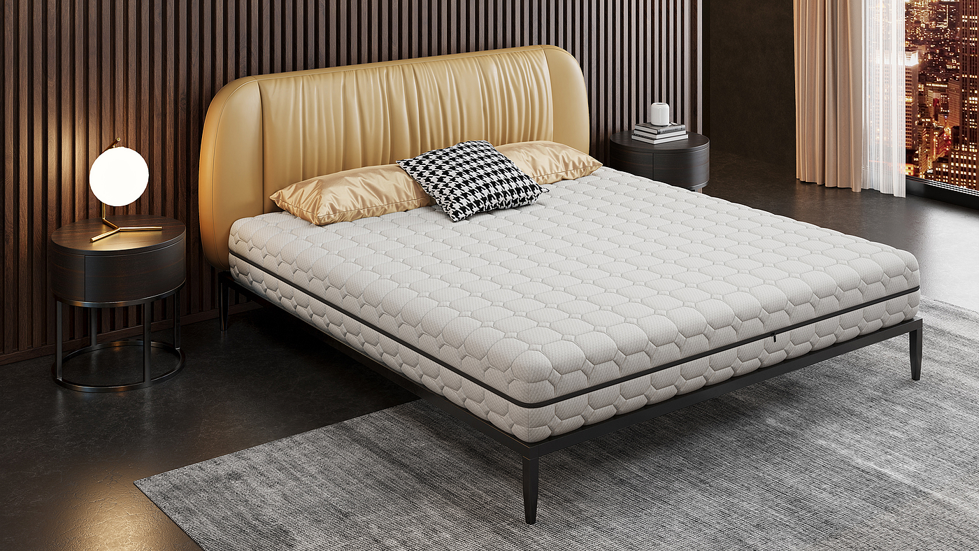 mattress，bedding article，Home textiles，furniture，Modeling rendering animation，Video tutorial，Design，train，