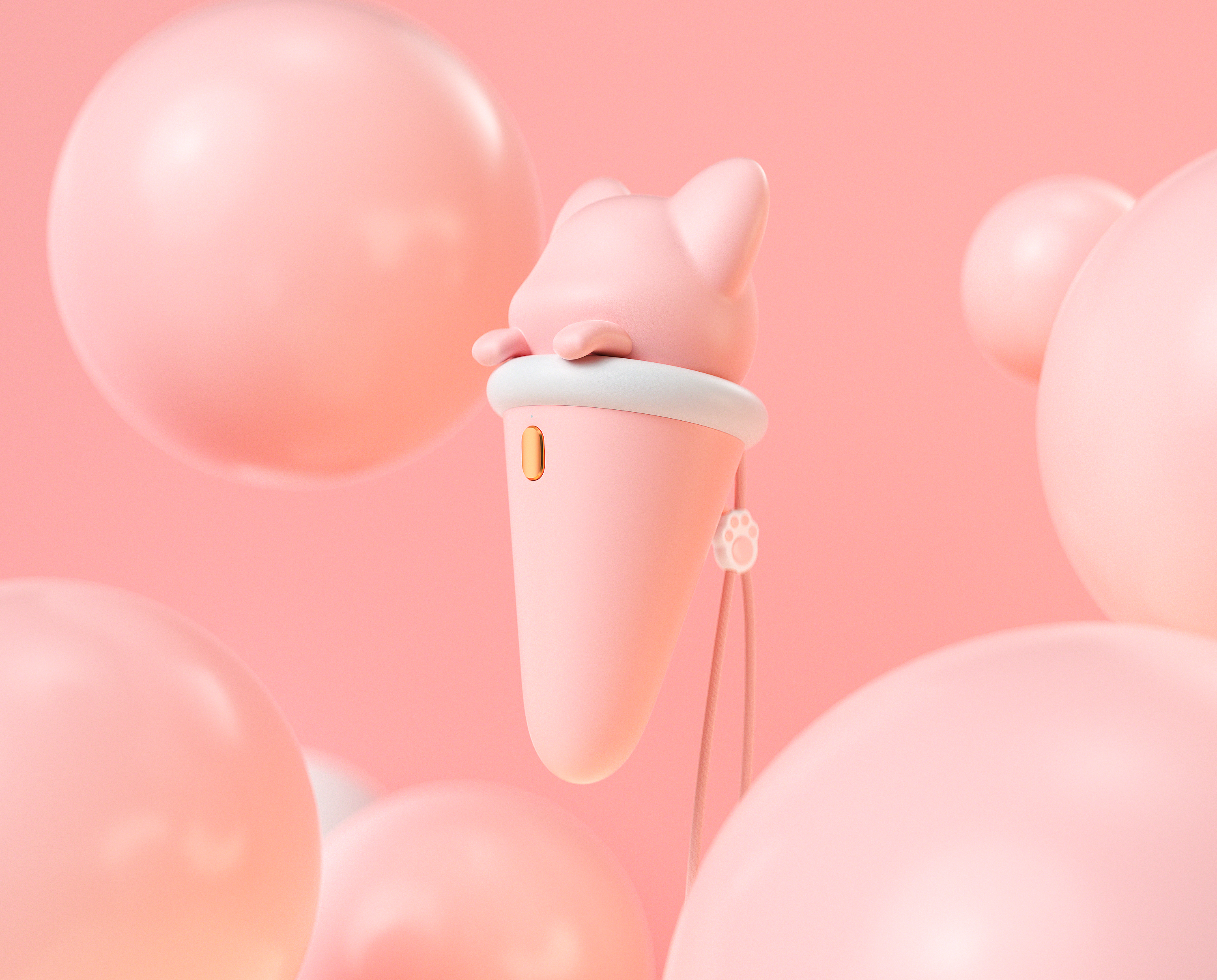 Fan，Sweet cone，cat，lovely，sinzyuan，