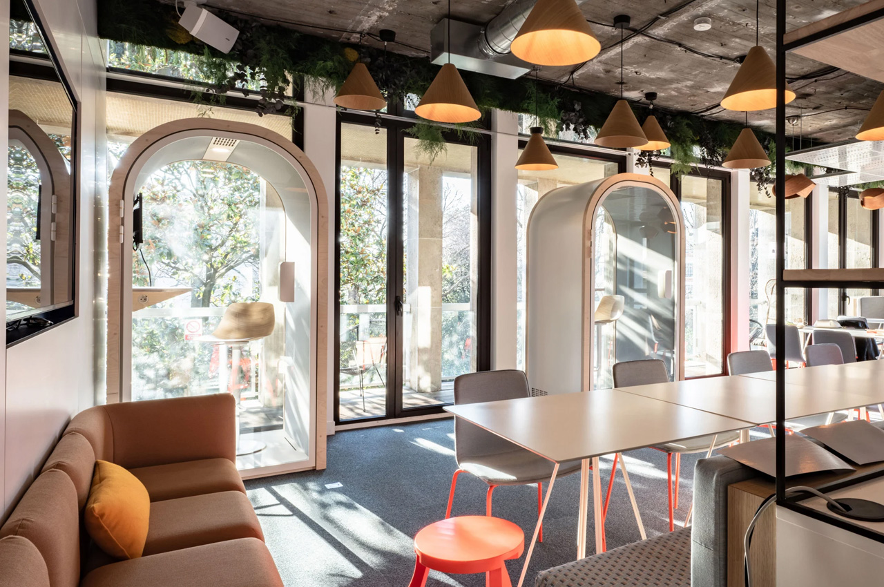 Arche acoustic pod，working space，environmental design，office space ，