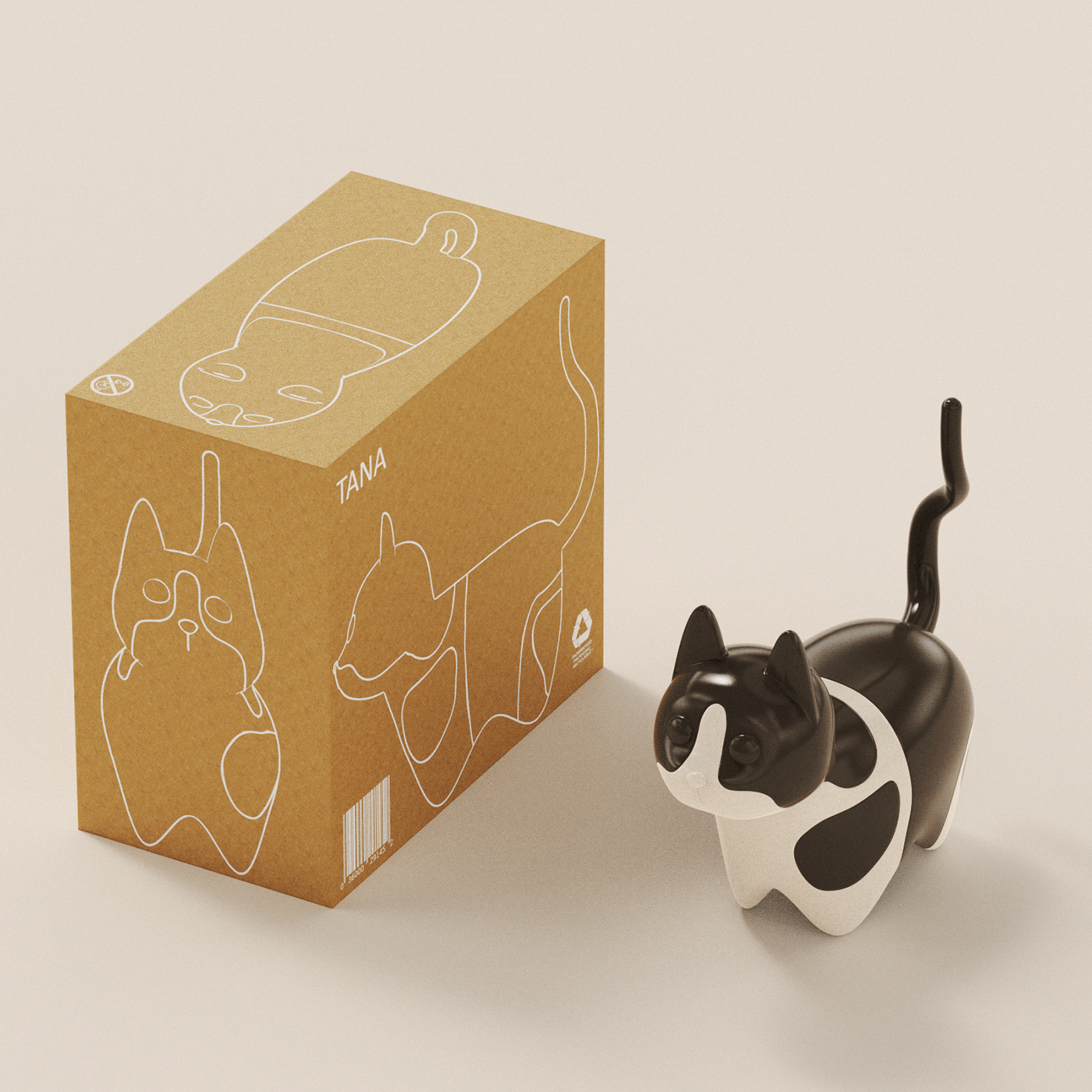 TANA The cat，Toys，doll，originality，