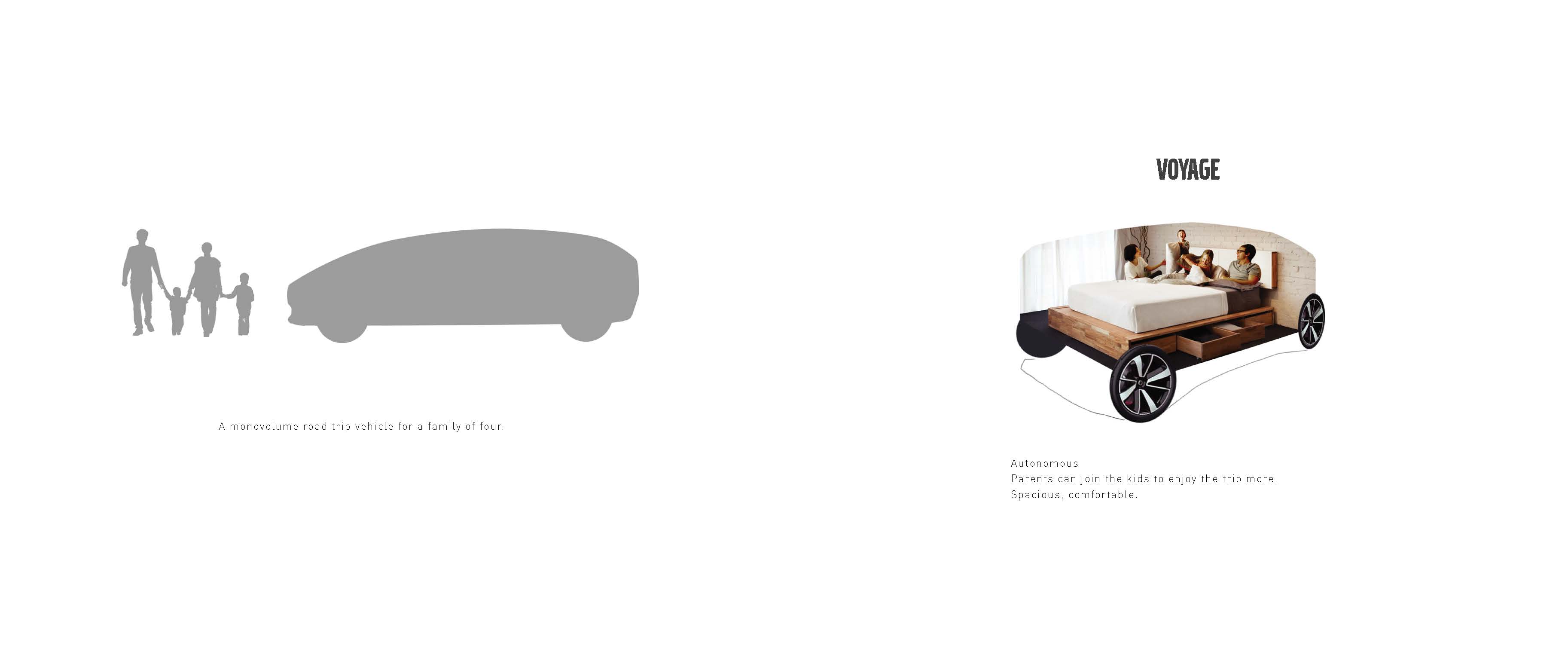 Volvo concept car，Graduation project，ArtCenter，volvo，Family Travel，