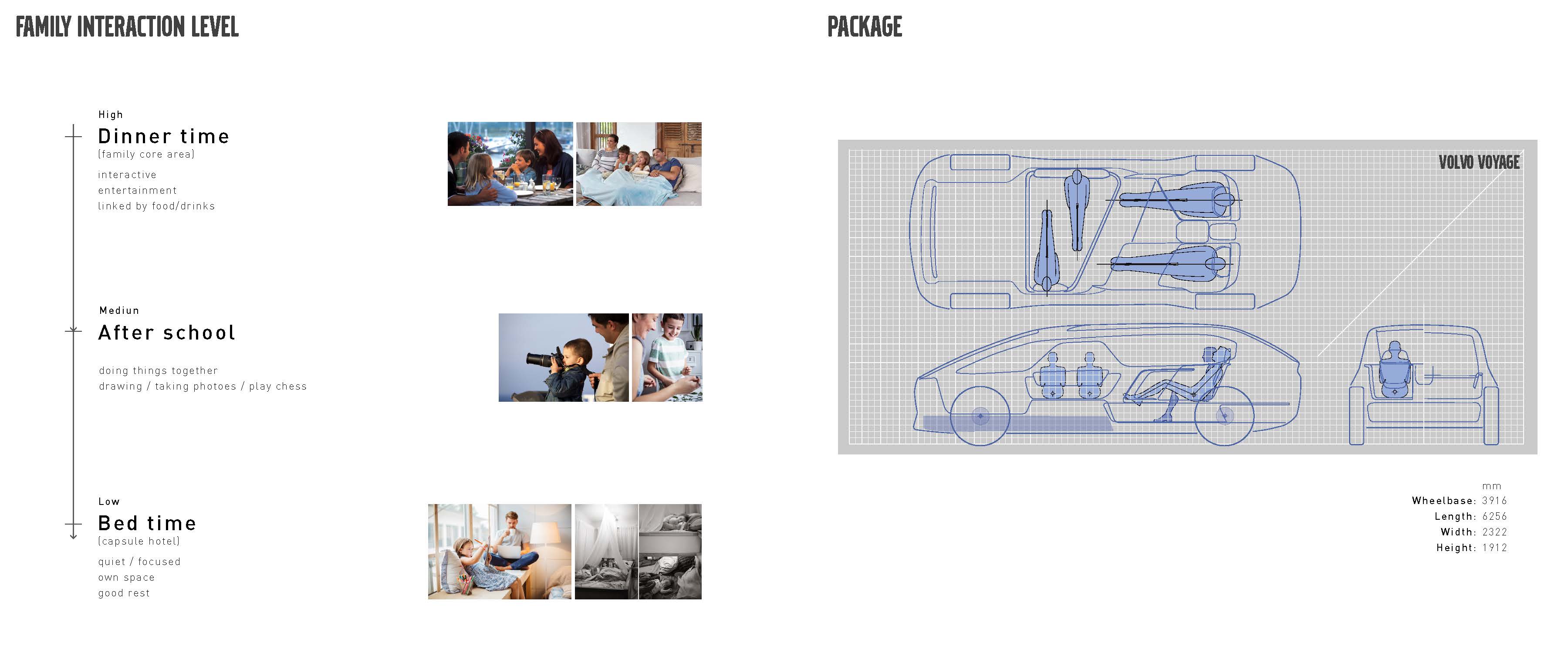 Volvo concept car，Graduation project，ArtCenter，volvo，Family Travel，