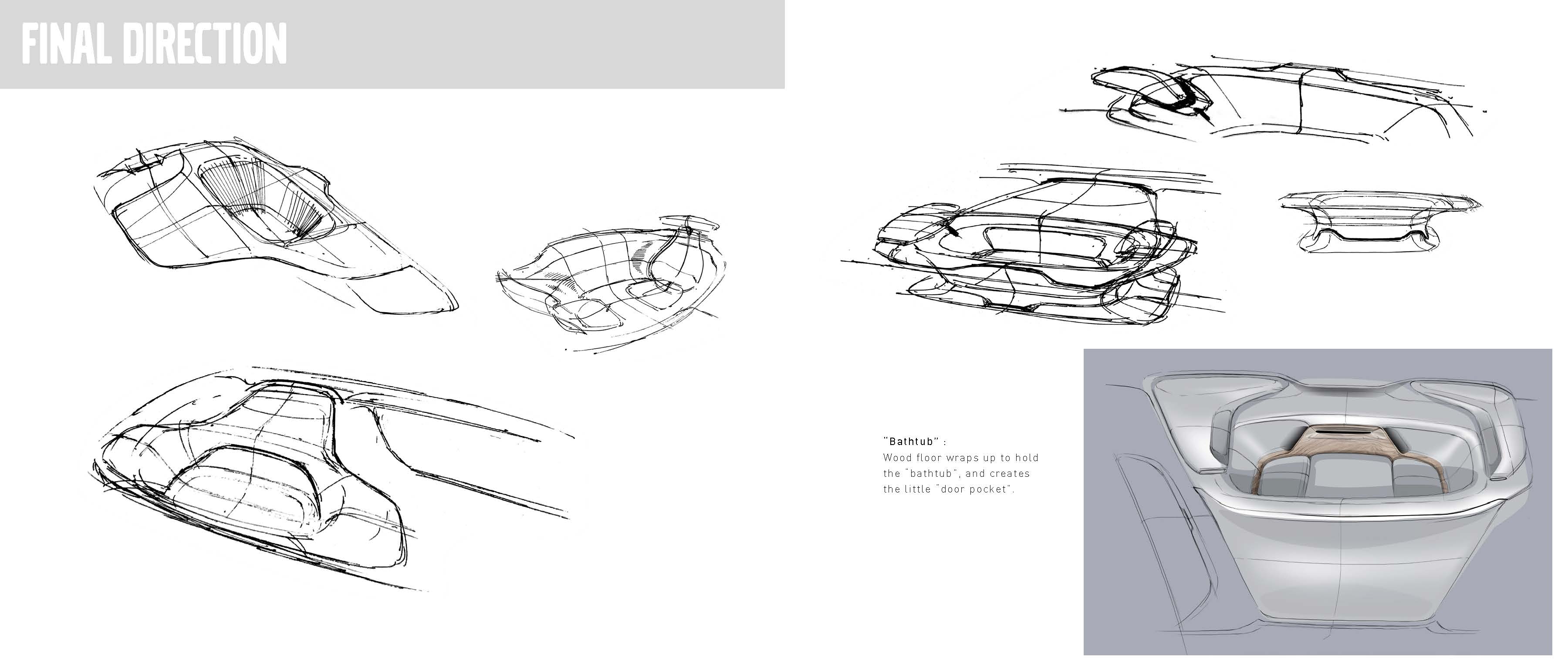 Volvo concept car，Graduation project，ArtCenter，volvo，Family Travel，