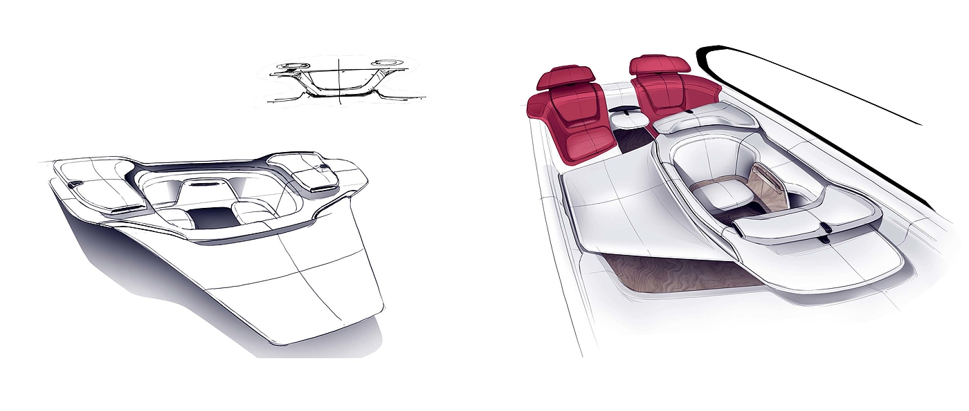Volvo concept car，Graduation project，ArtCenter，volvo，Family Travel，