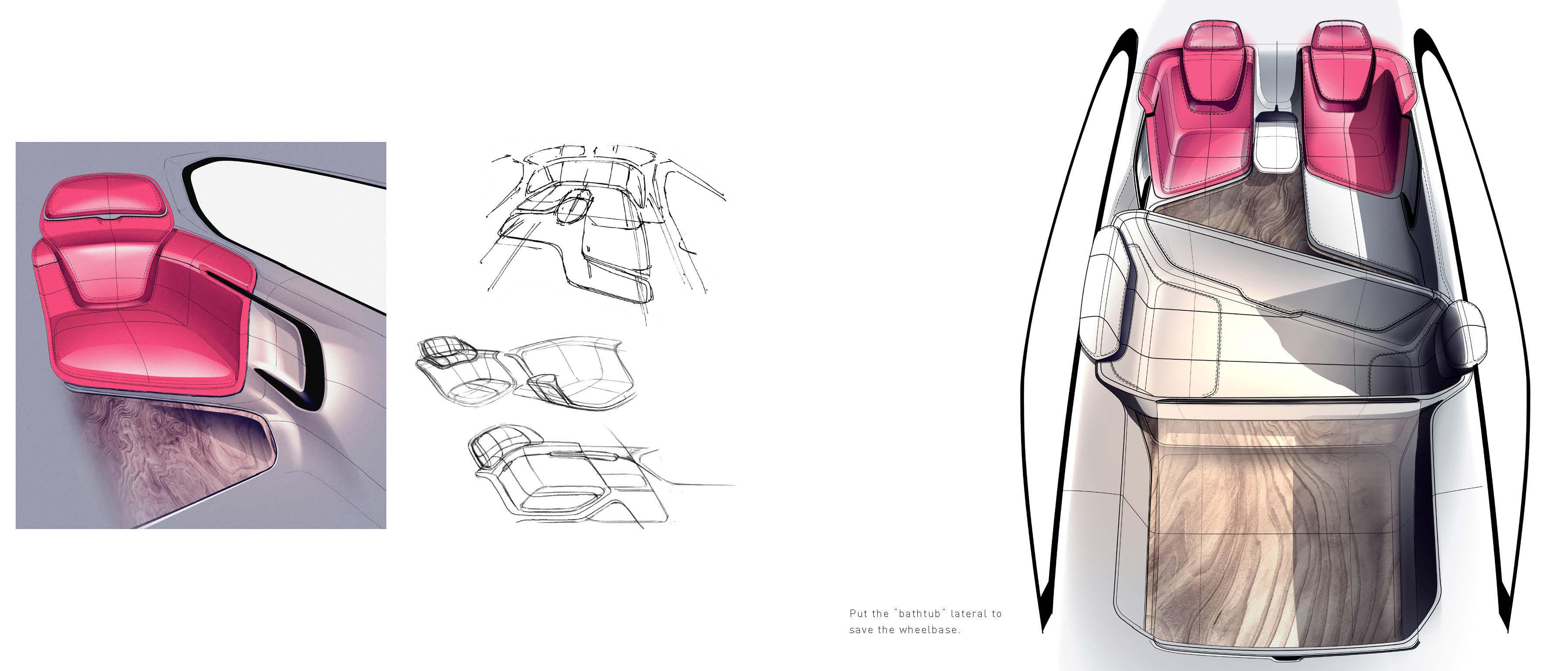 Volvo concept car，Graduation project，ArtCenter，volvo，Family Travel，