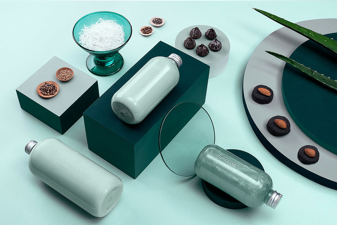 color，packing design，Toiletries，Render，container，shampoo，