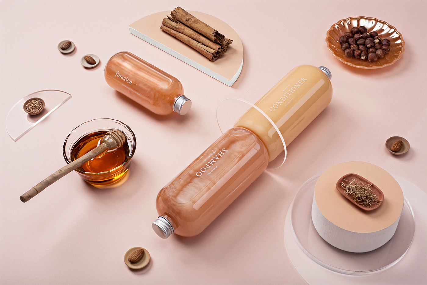 color，packing design，Toiletries，Render，container，shampoo，