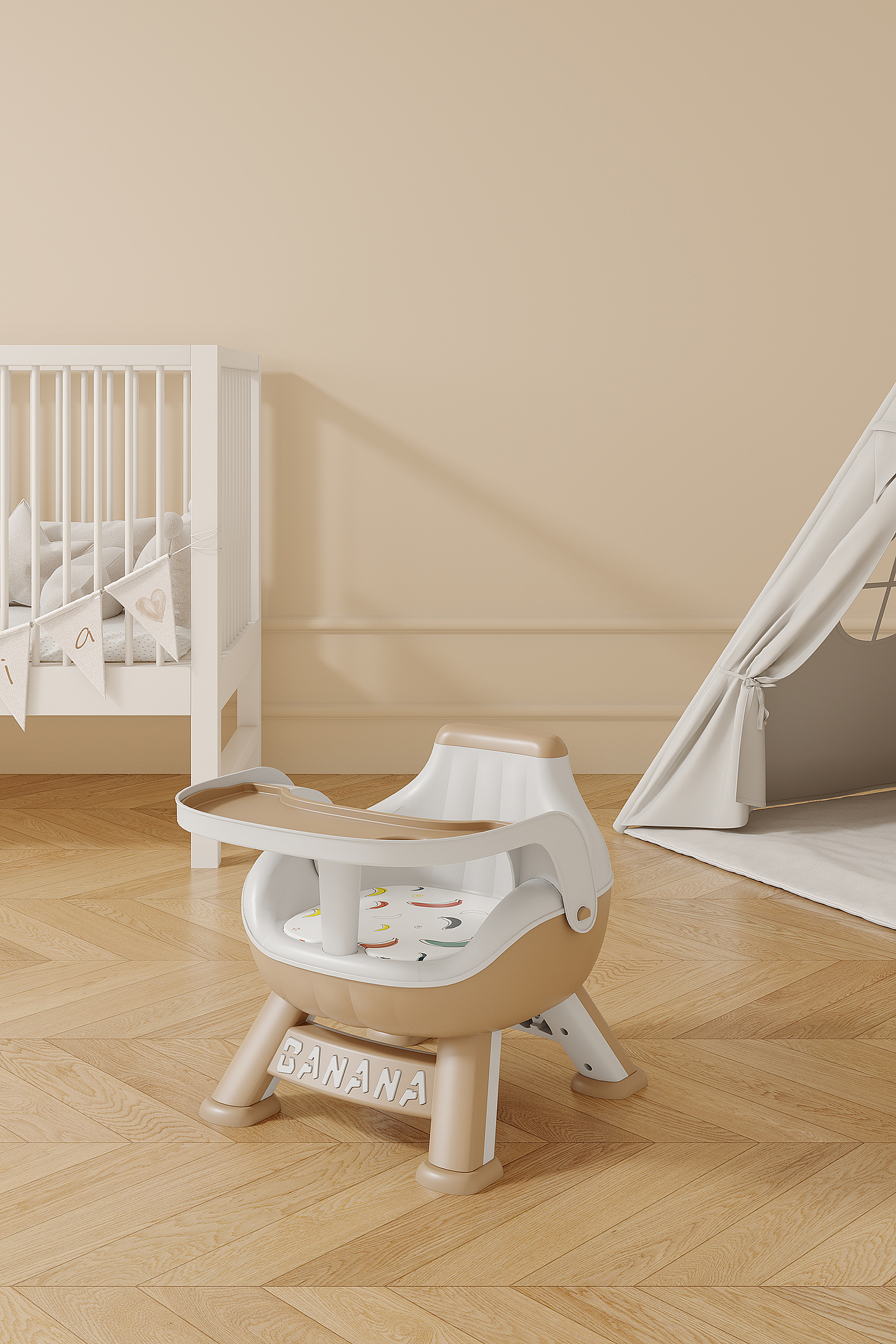 Maternal and infant products，Children's Call Chair，chair，industrial design，