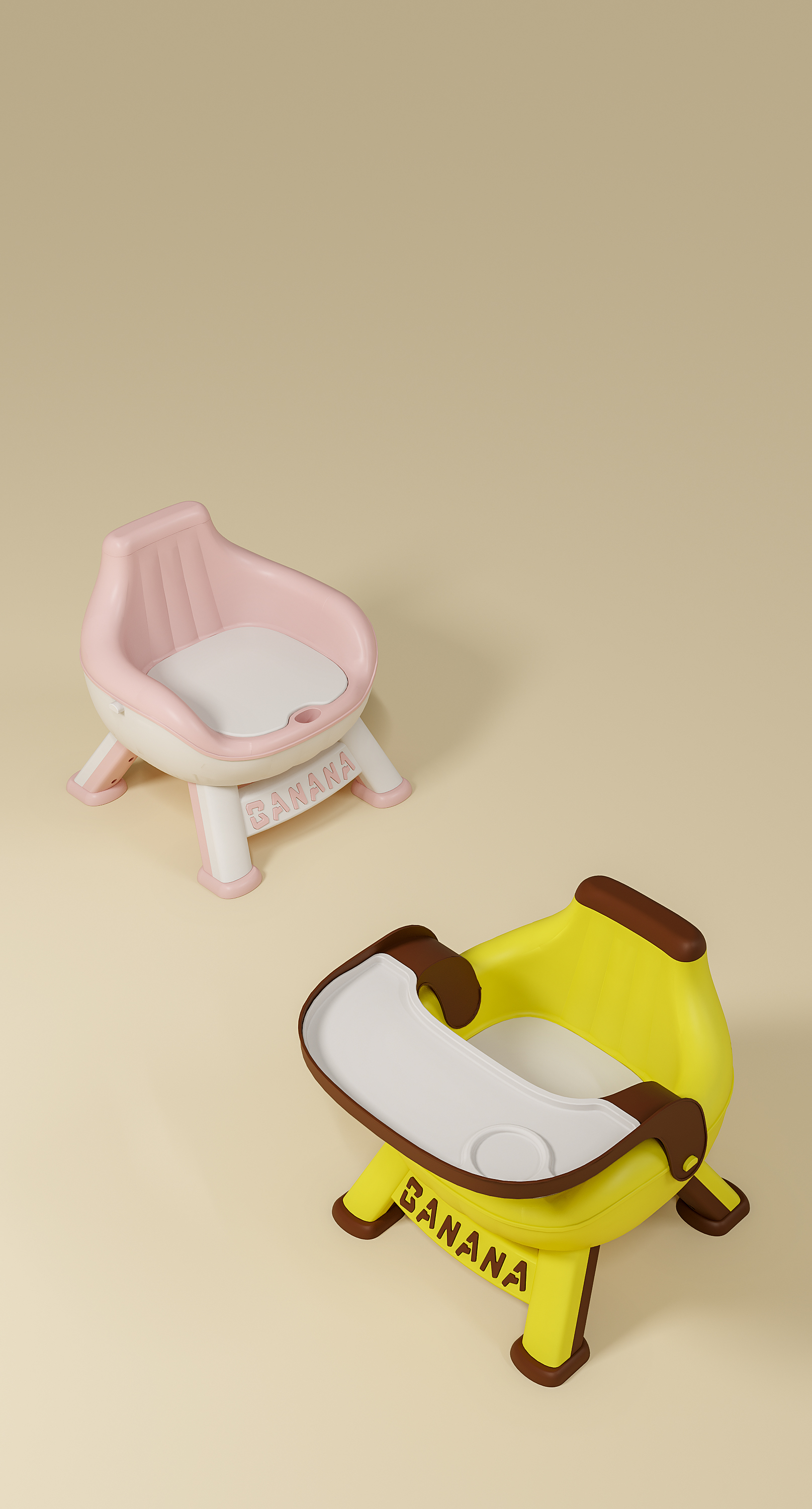 Maternal and infant products，Children's Call Chair，chair，industrial design，