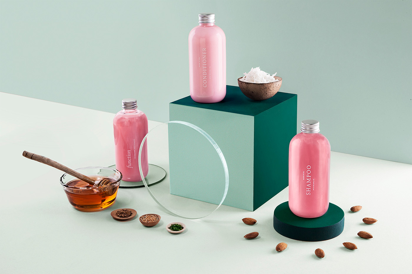 color，packing design，Toiletries，Render，container，shampoo，