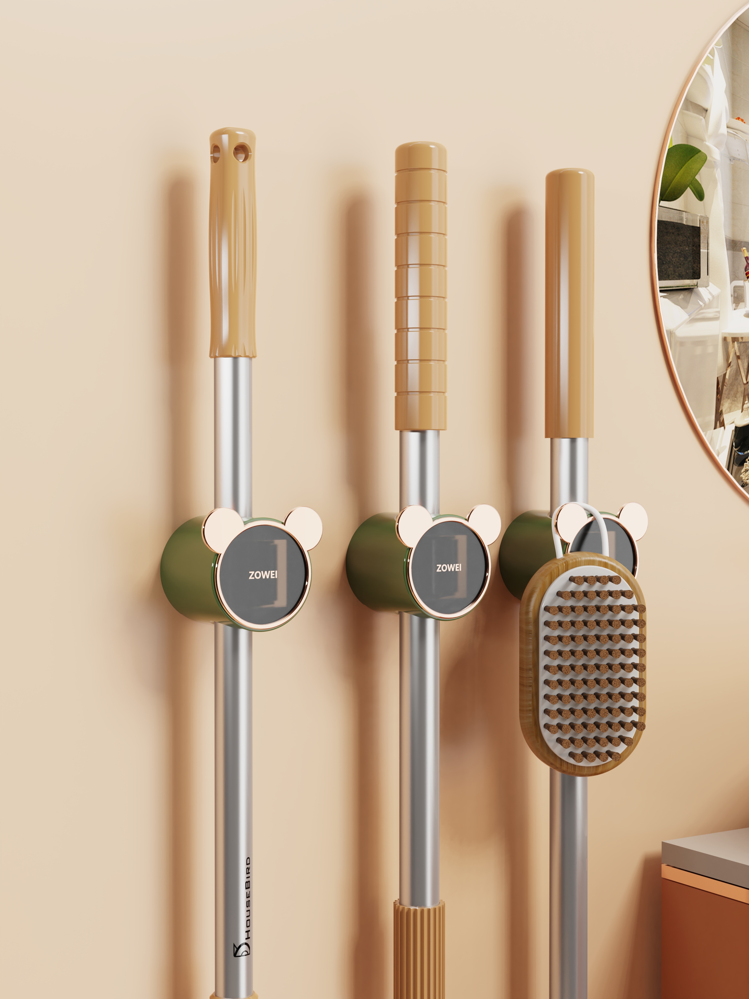 Creative light luxury mop clip new products have been launched，