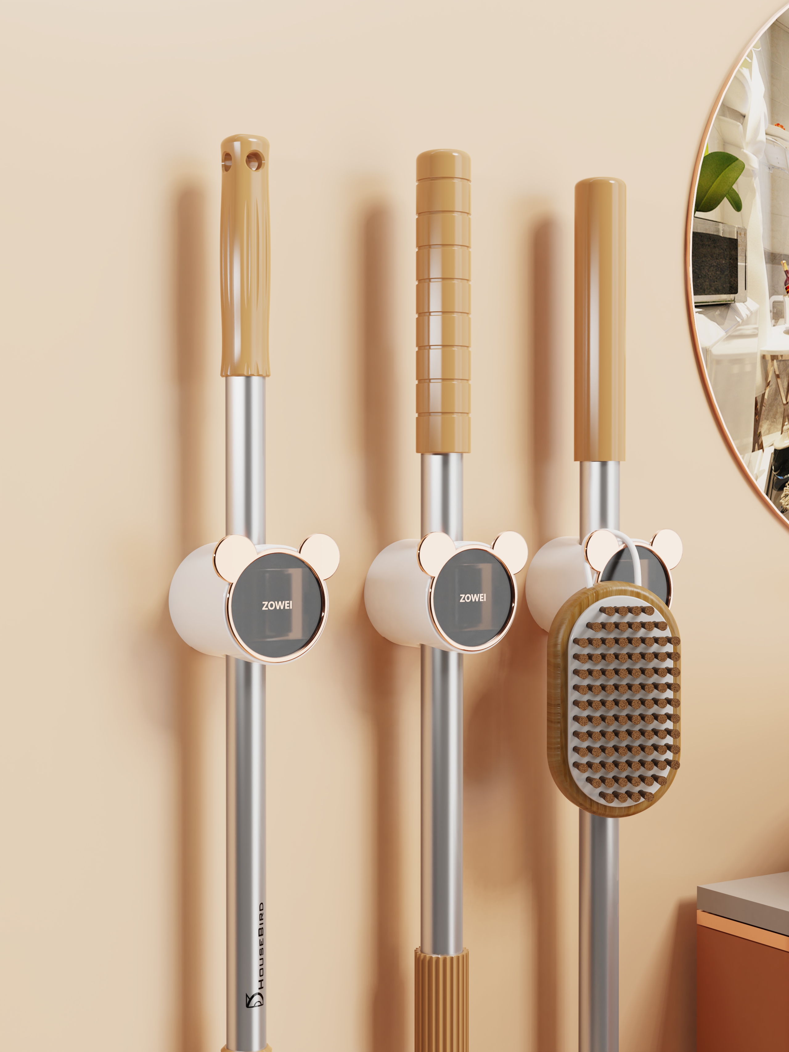 Creative light luxury mop clip new products have been launched，