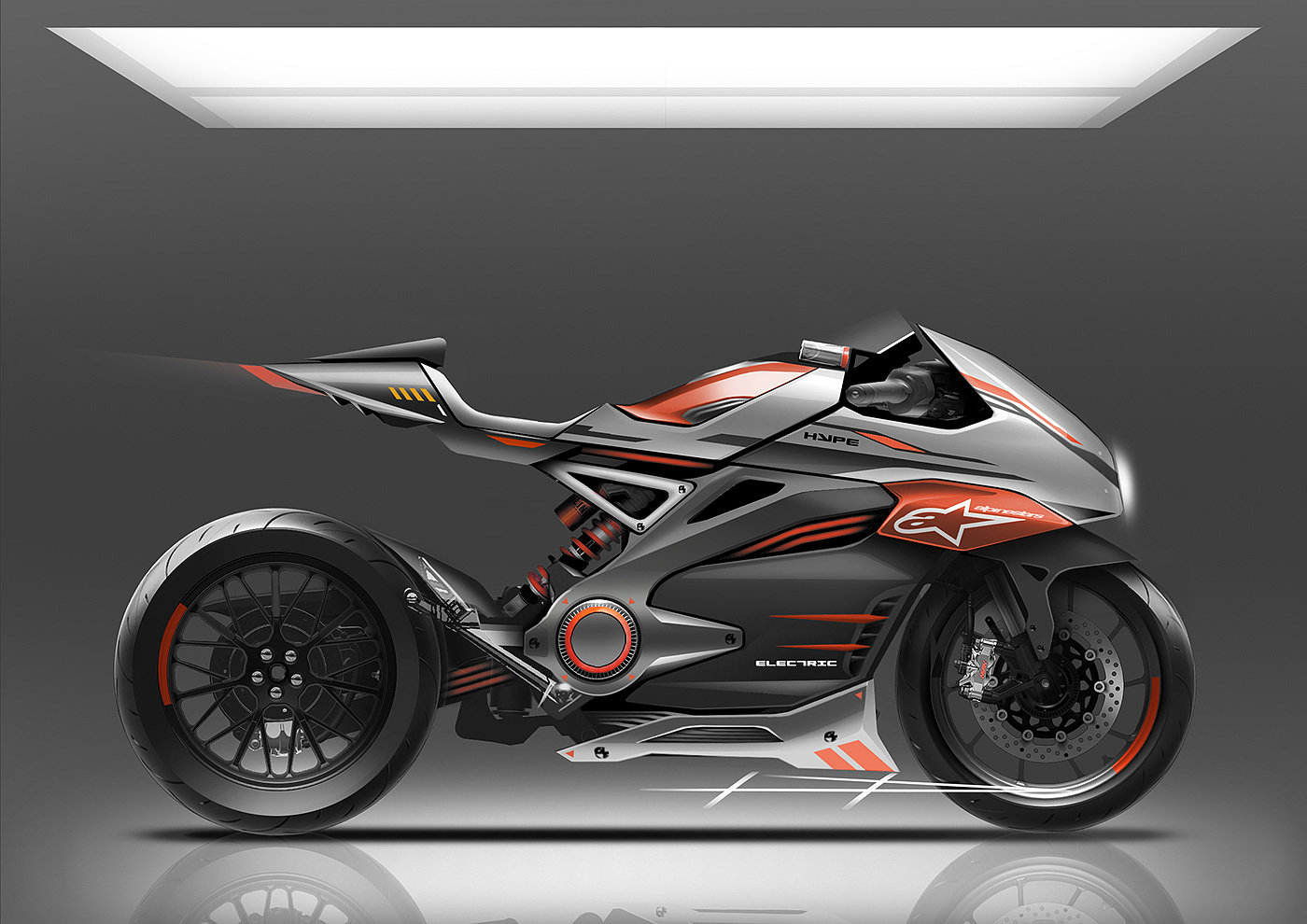 Electric motorcycle，motorcycle，vehicle，Conceptual art，