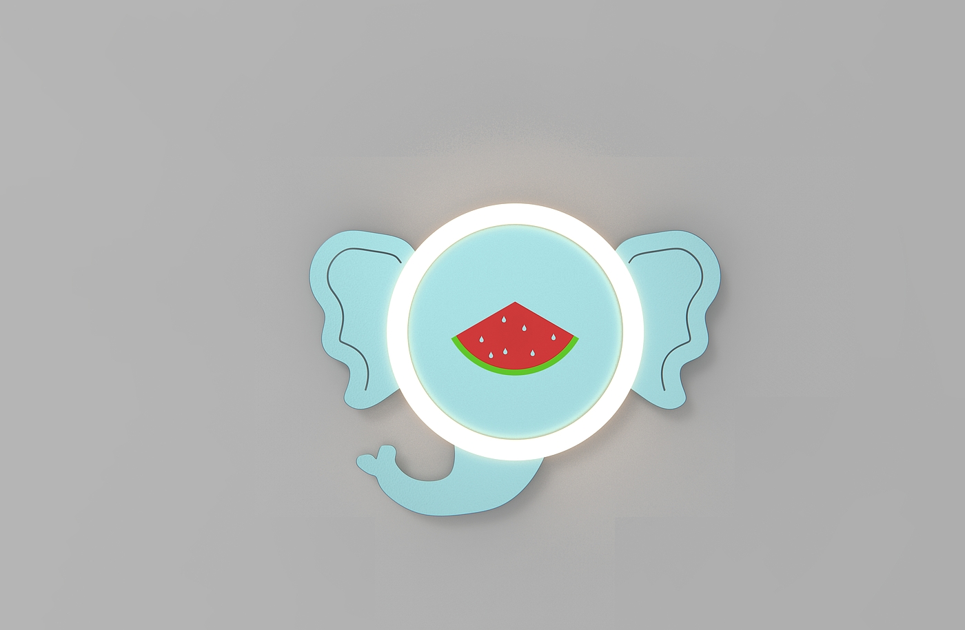 Lighting, children's lights, simple, cute，
